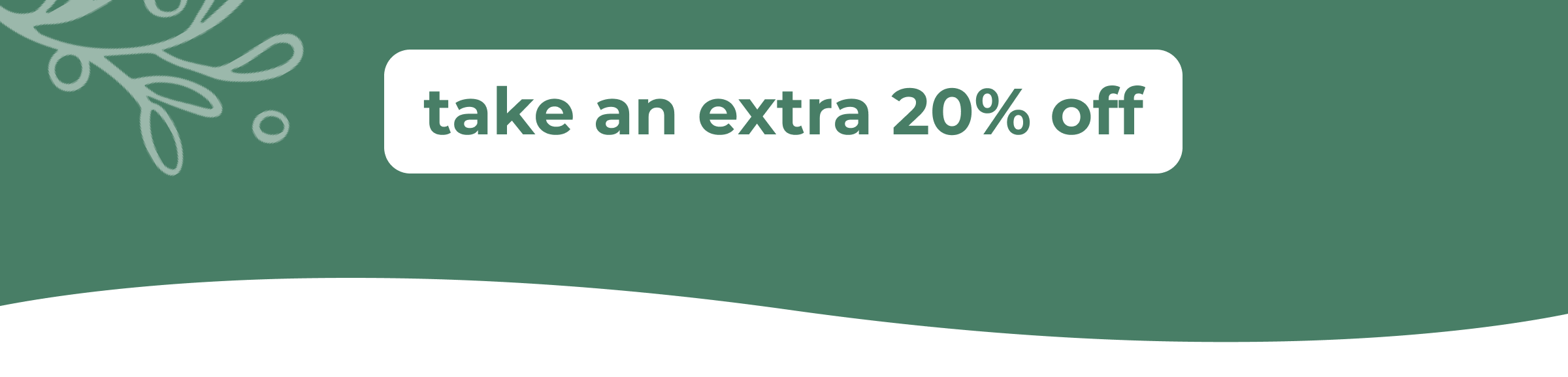 Take An Extra 20% Off Holiday Sale