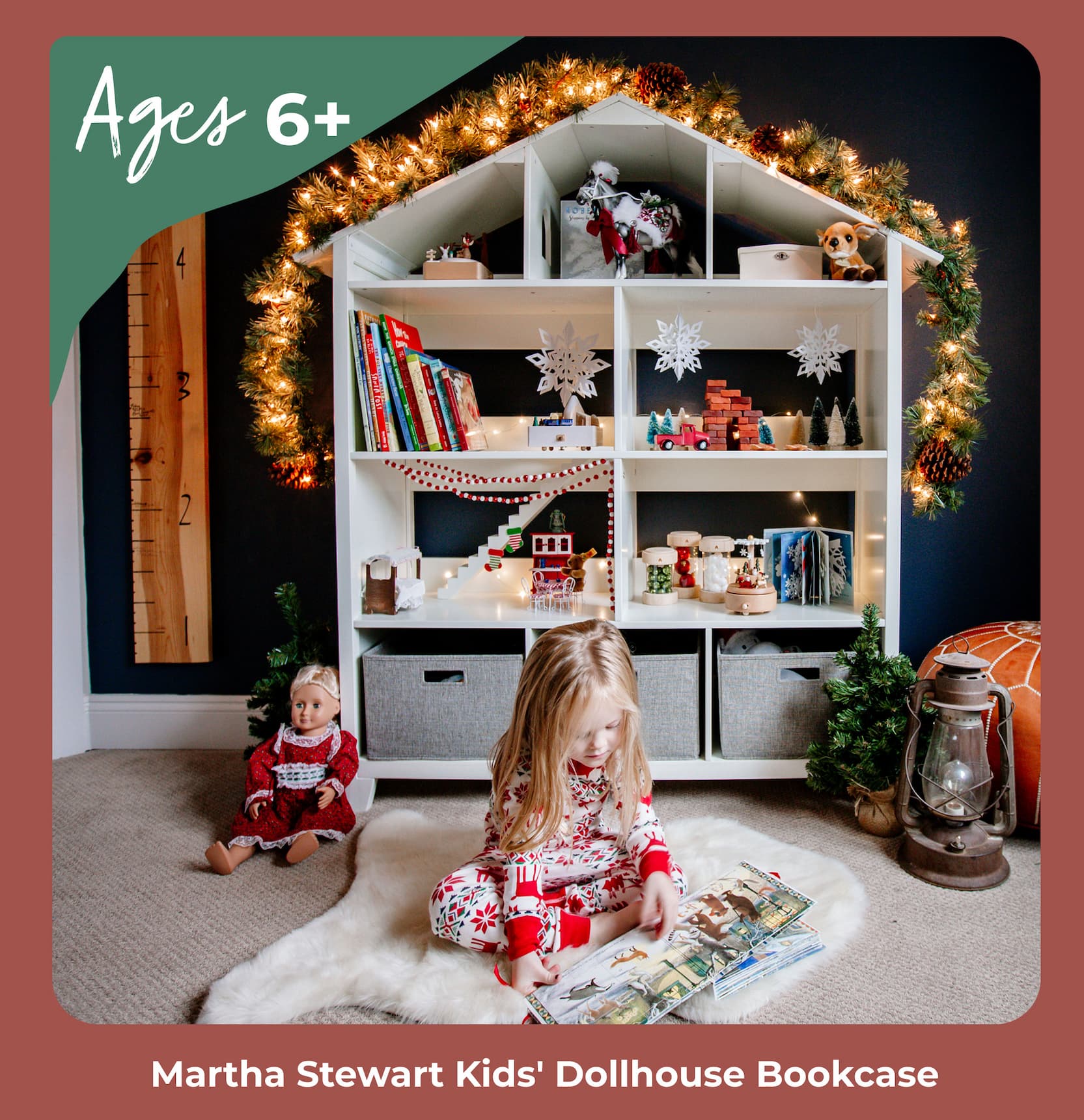 Martha Stewart Kids' Dollhouse Bookcase