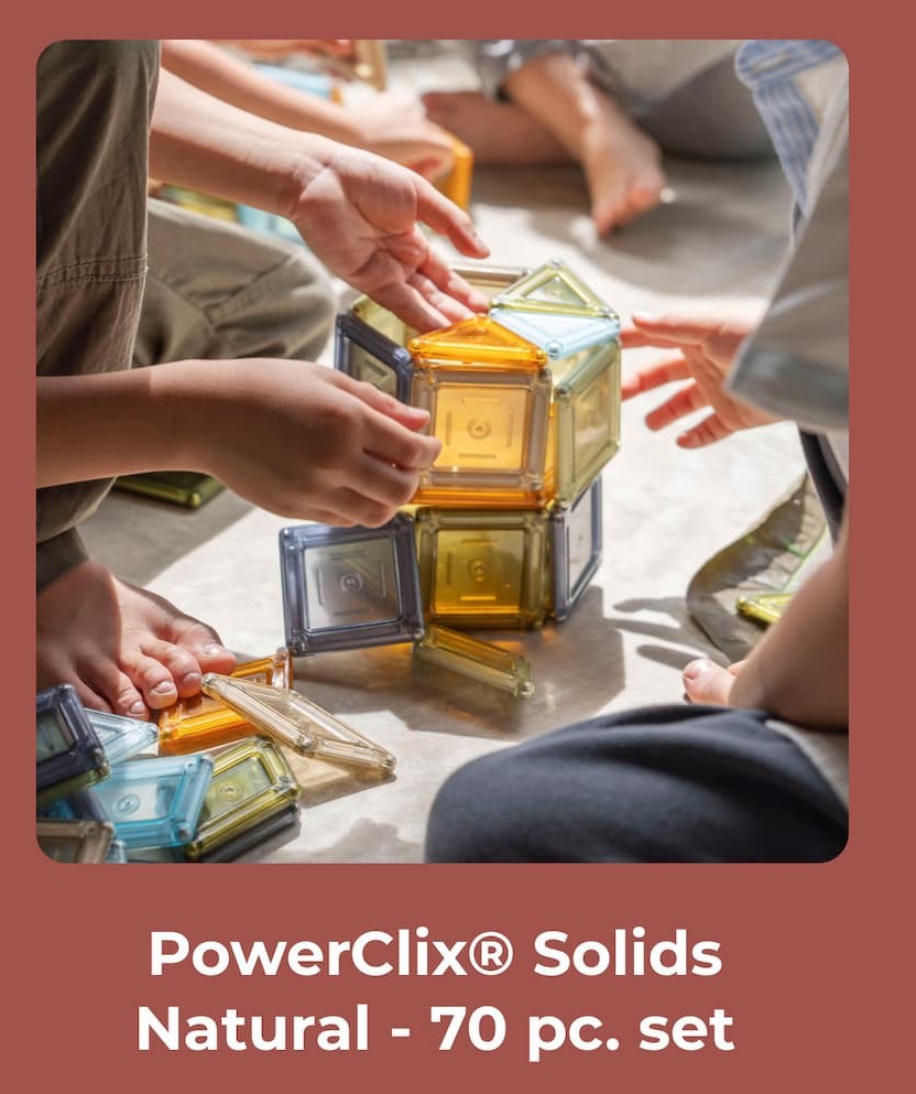 PowerClix® Solids Natural - 70 pc. set