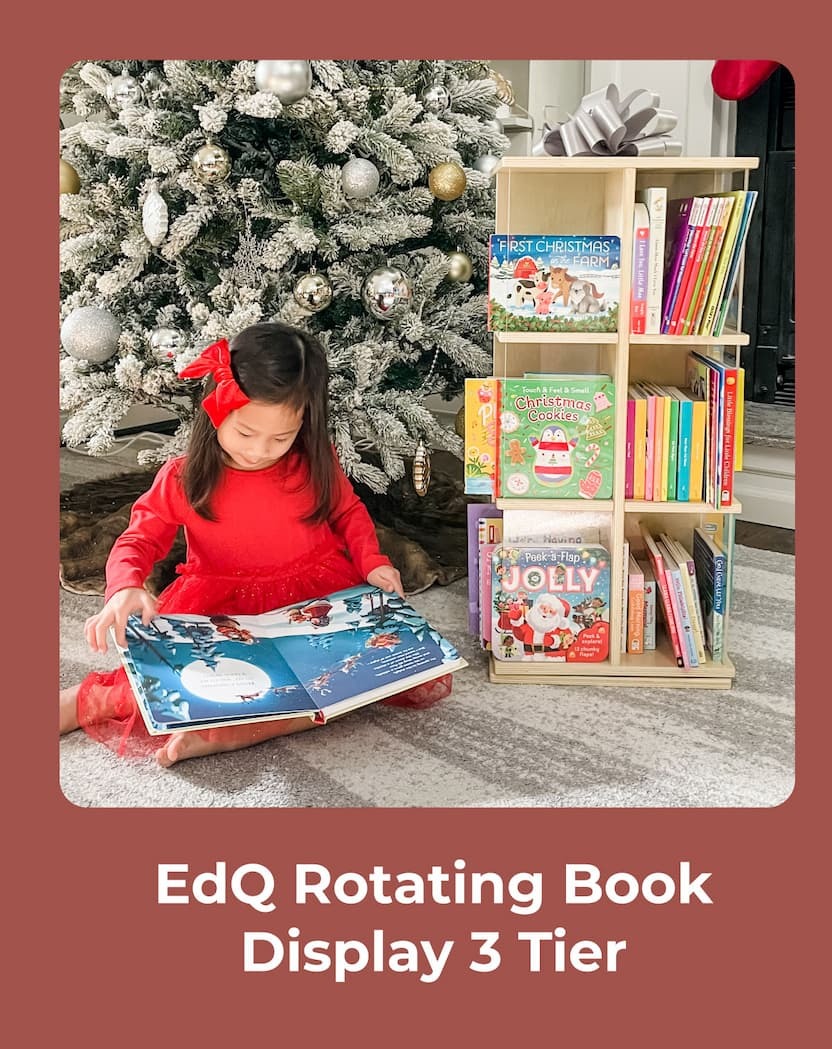 EdQ Rotating Book Display 3 Tier