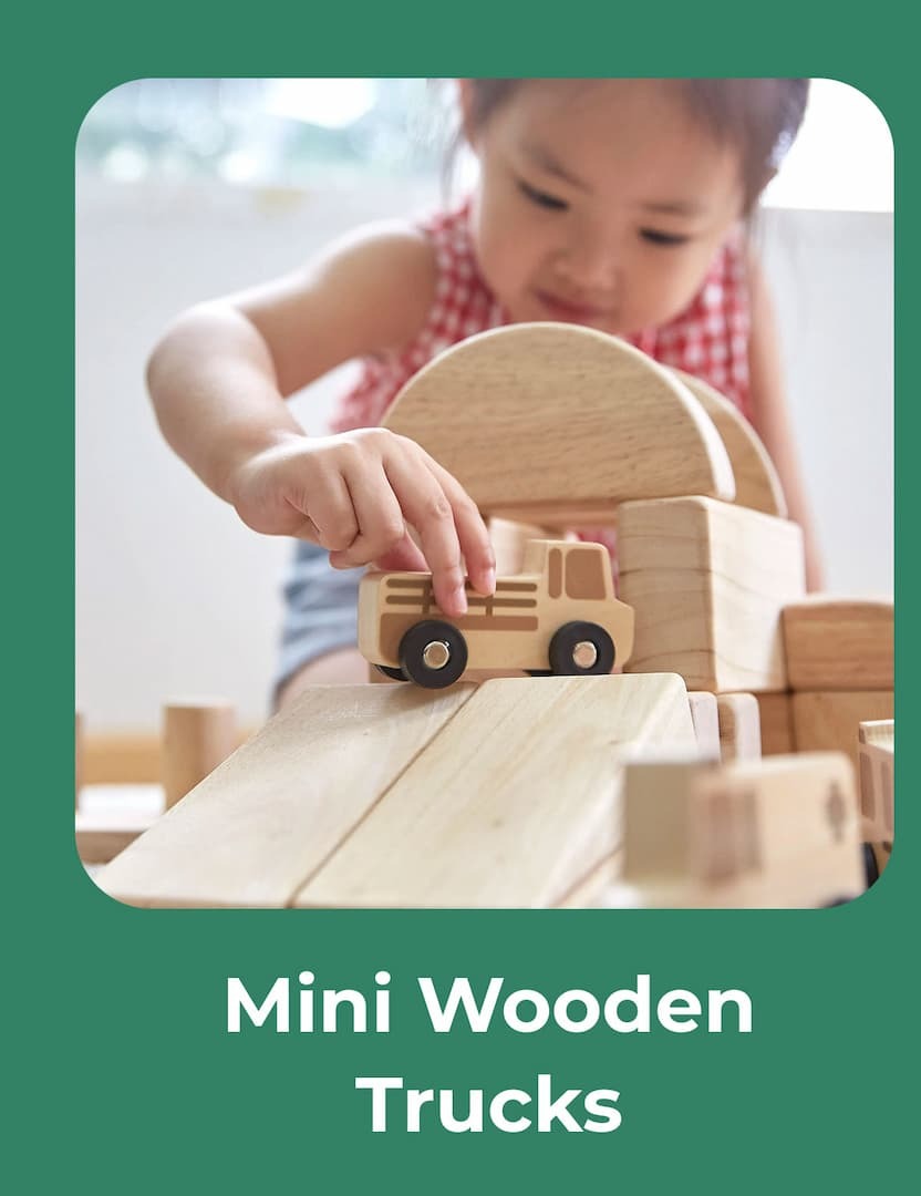Mini Wooden Trucks