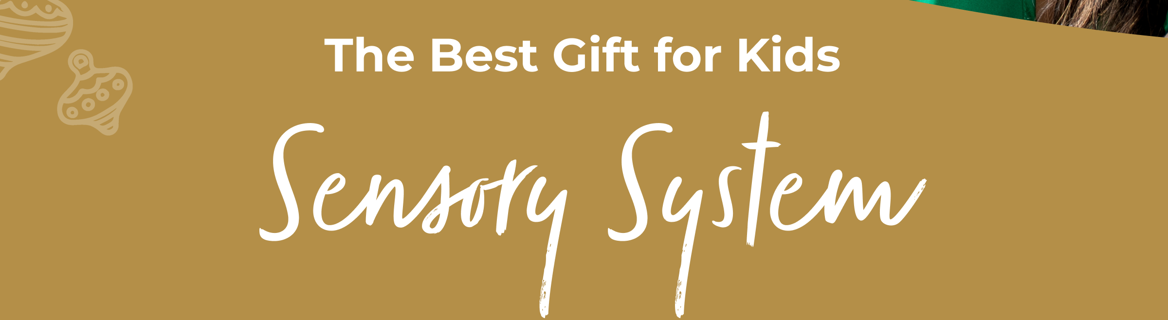 The Best Gift For Kids: Sensory System