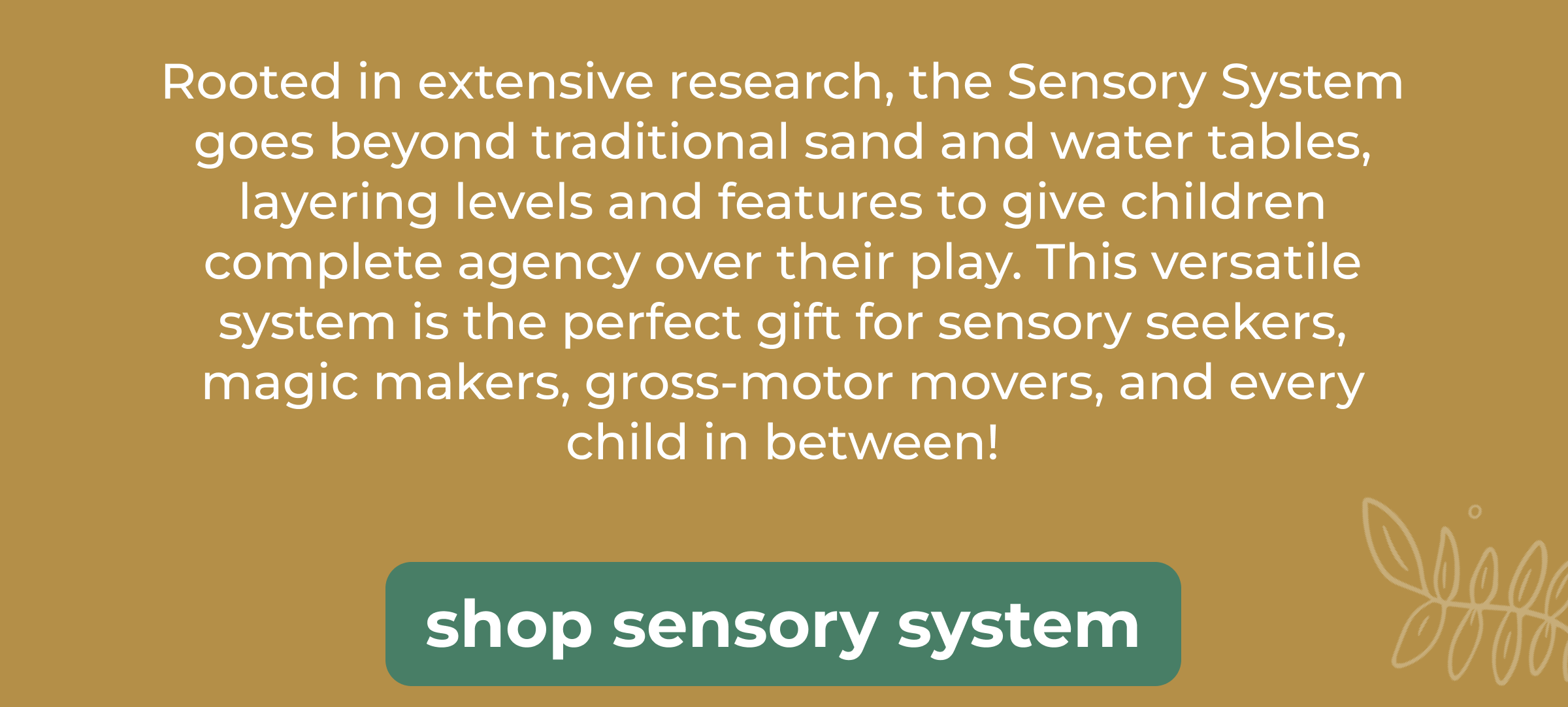 Shop the Sensory System