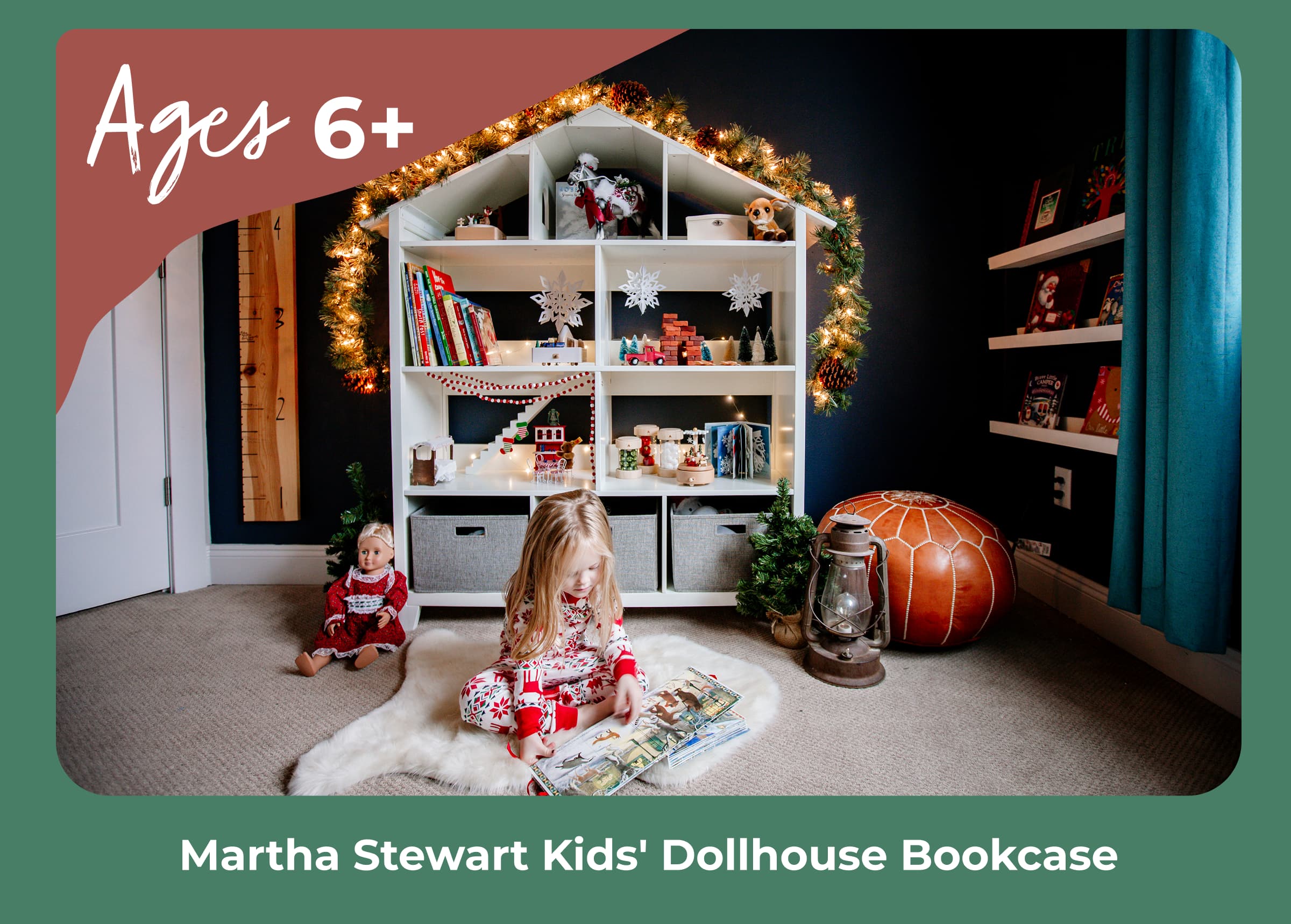 Martha Stewart Kids' Dollhouse Bookcase