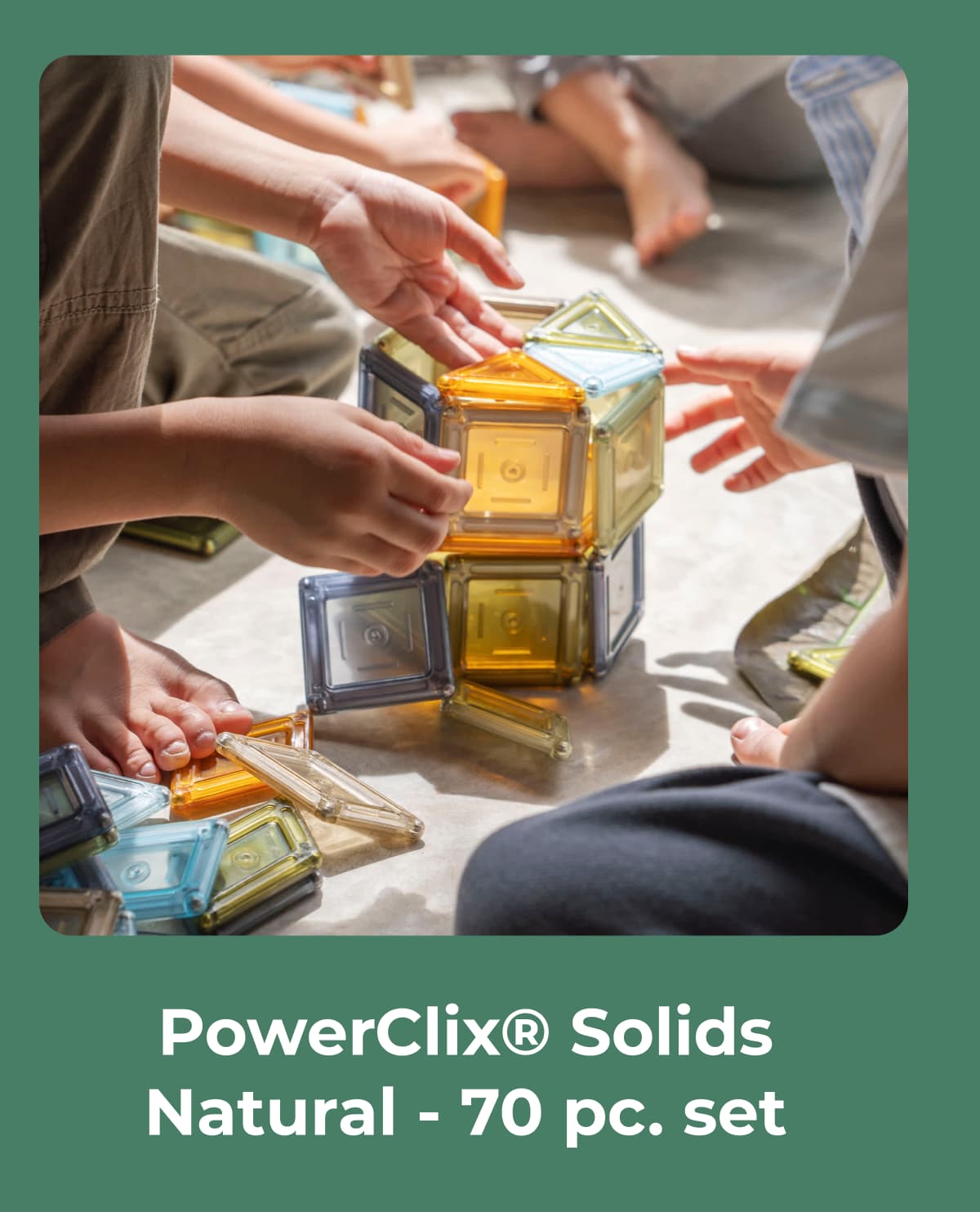 PowerClix® Solids Natural - 70 pc. set