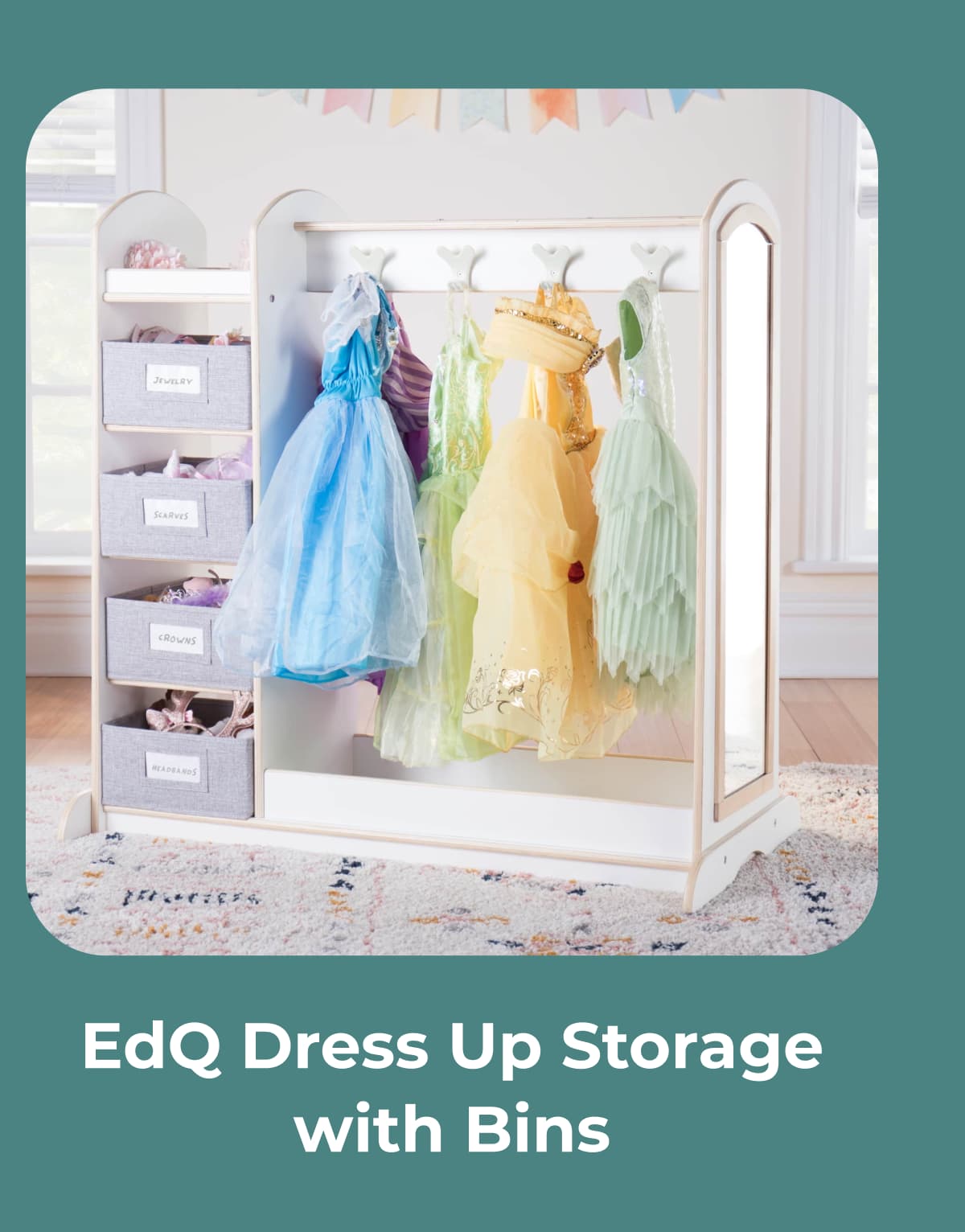 EdQ Dress Up Storage with Bins