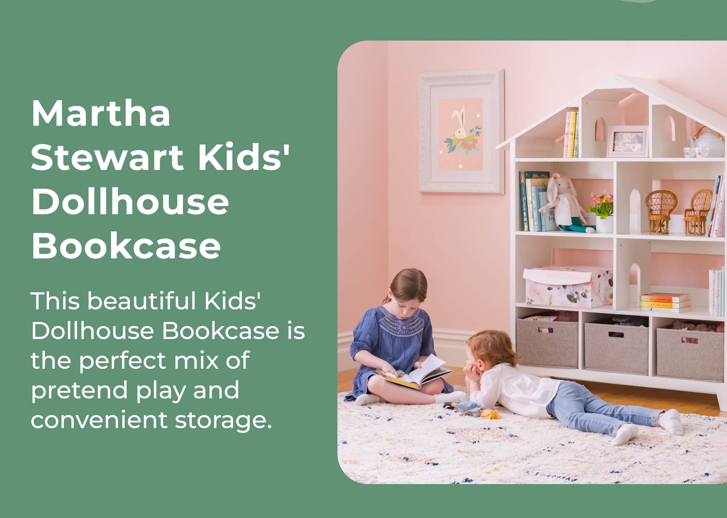 Martha Stewart Kids' Dollhouse Bookcase