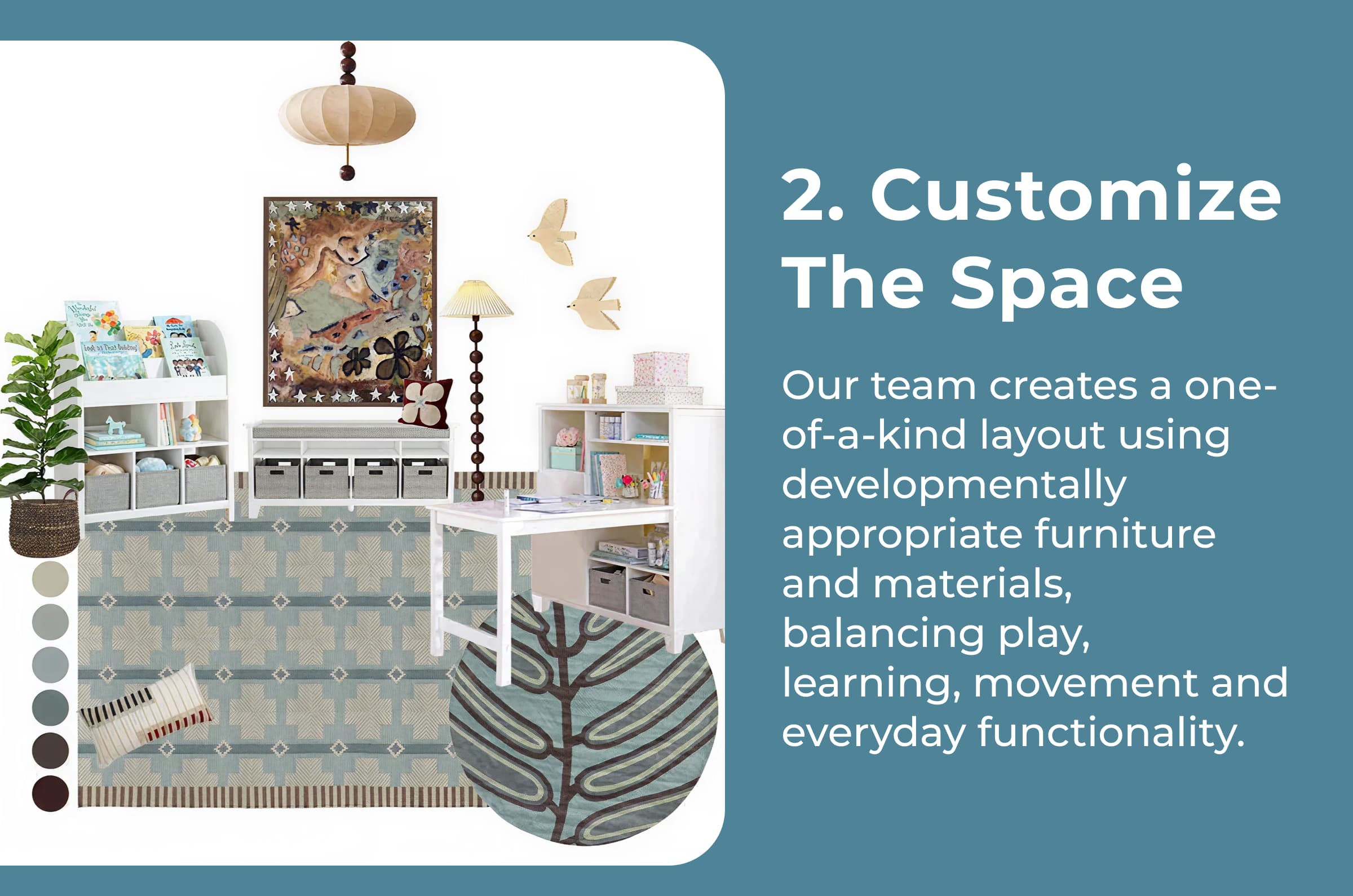 2. Customize The Space