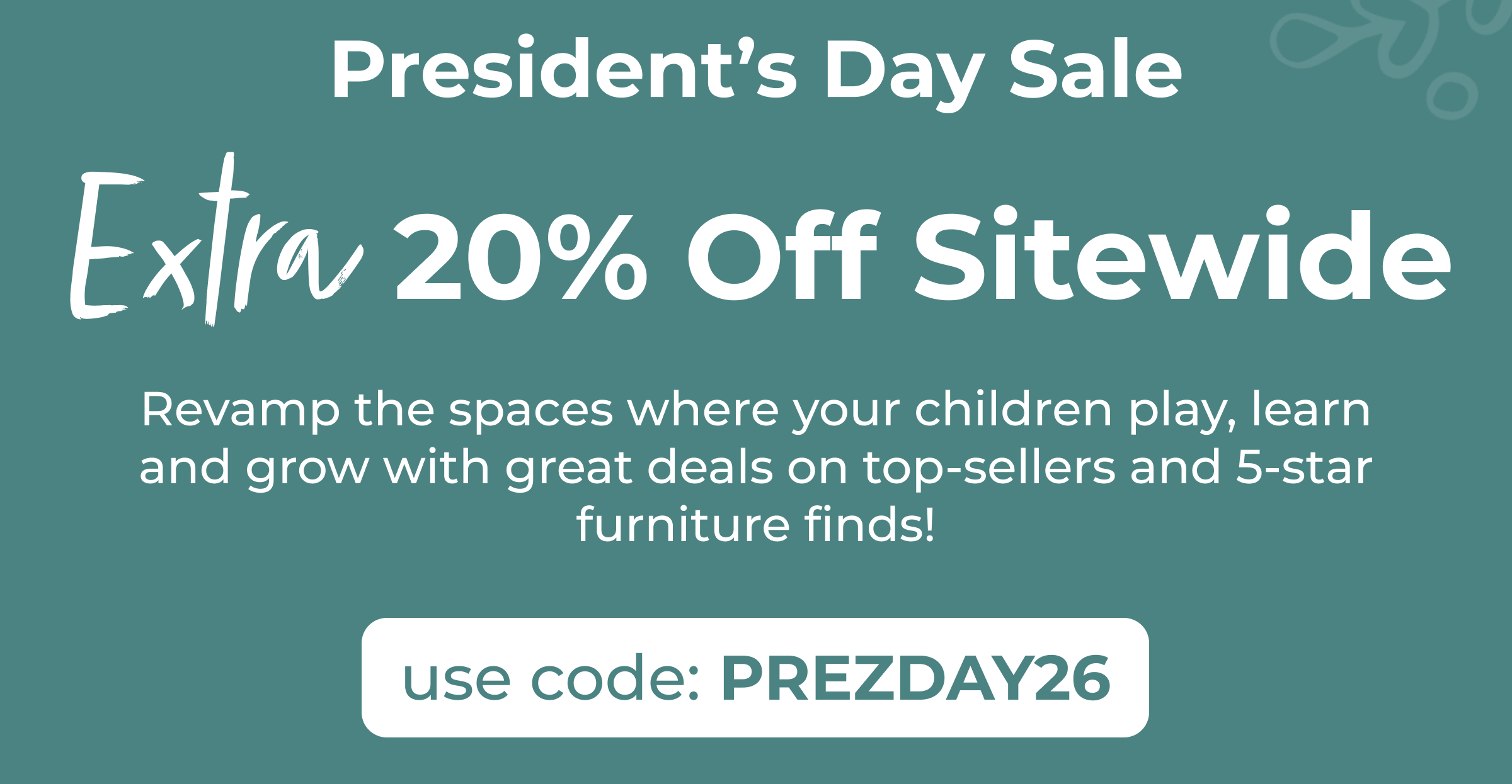 President’s Day Sale