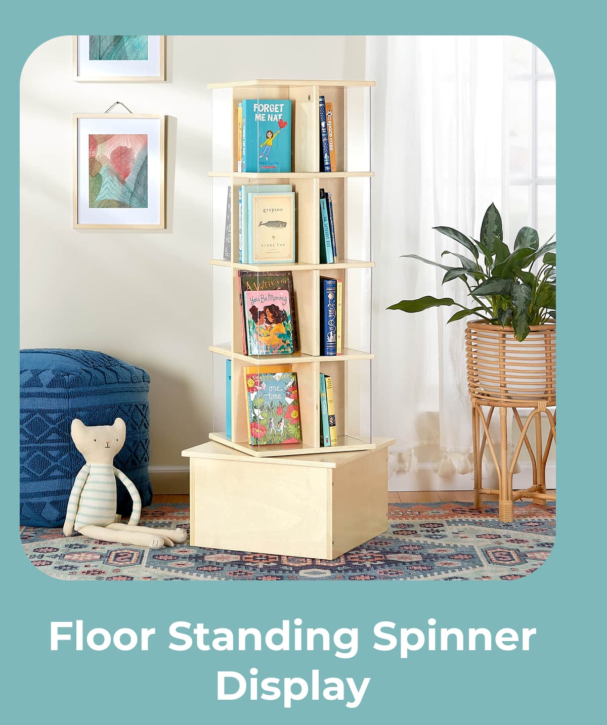 Floor Standing Spinner Display