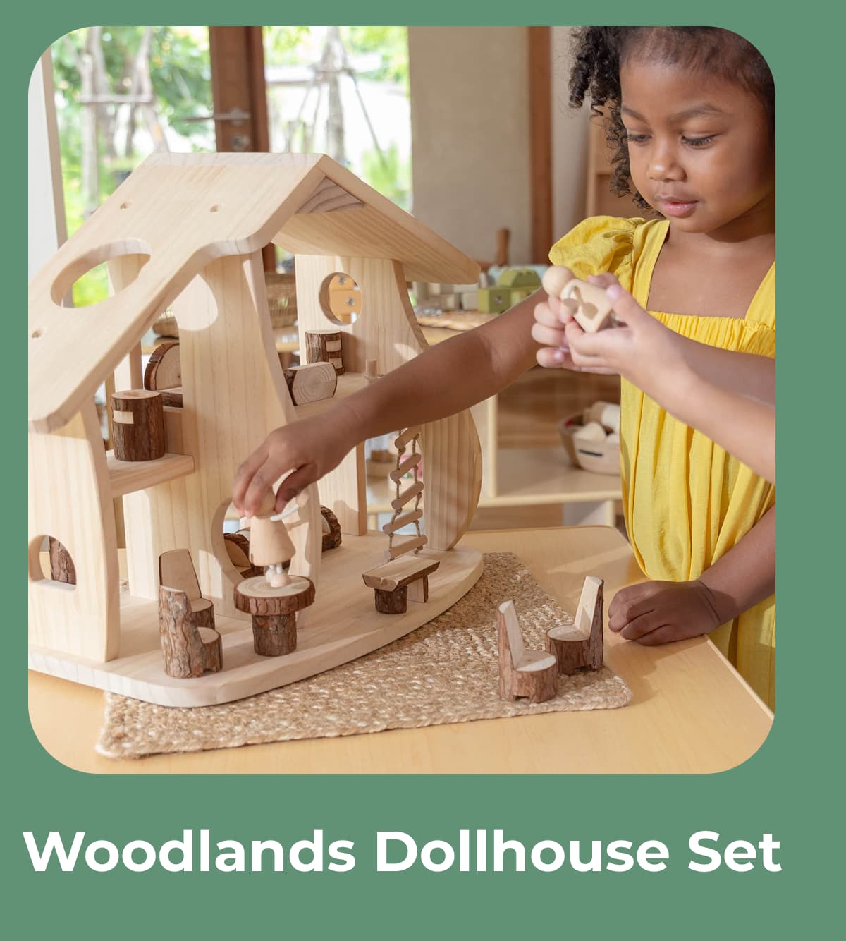 Woodlands Dollhouse Set