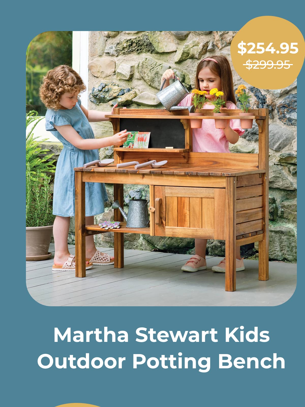 Martha Stewart Kids Outdoor Potting Bench