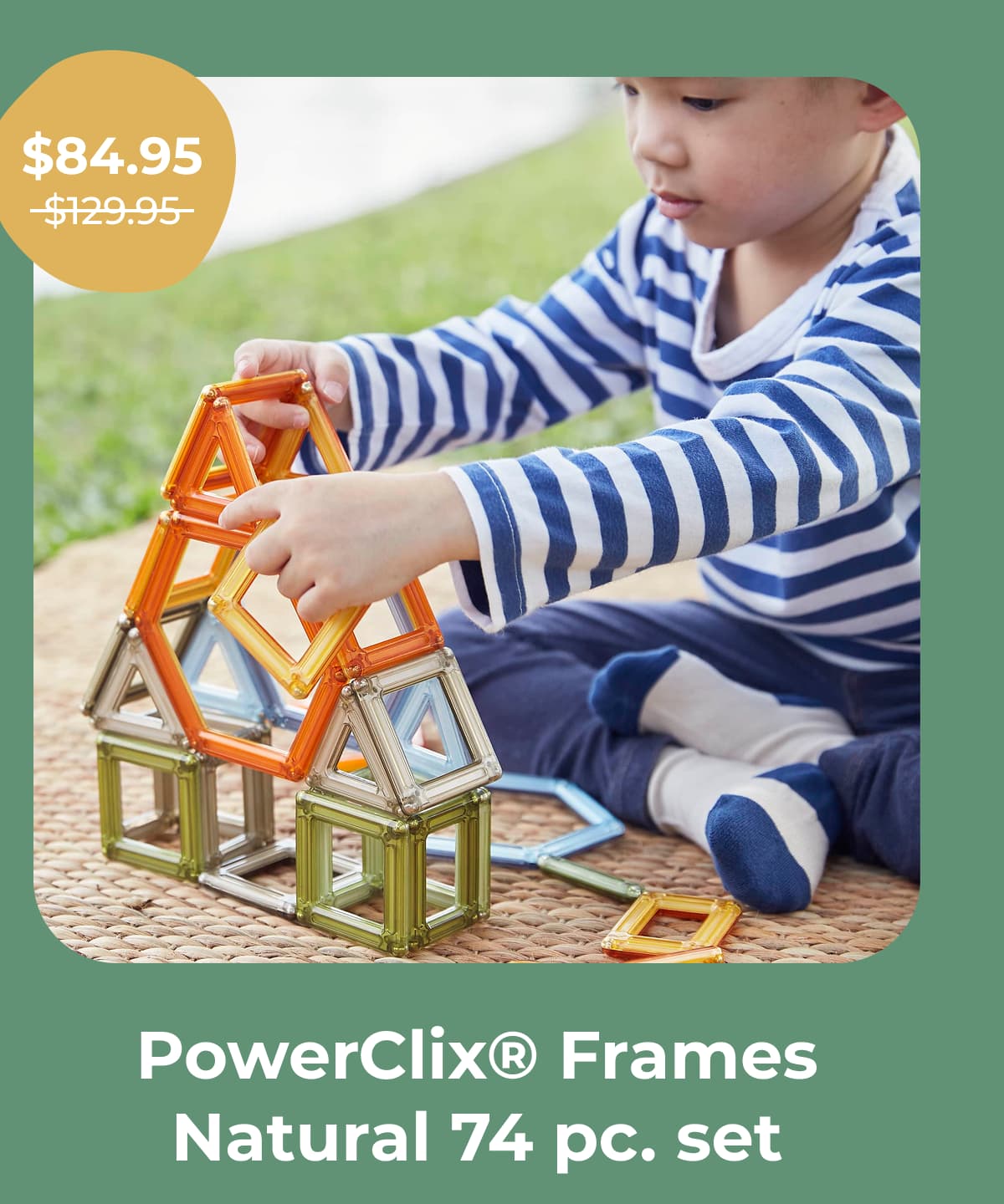 PowerClix® Frames Natural 74 pc. set