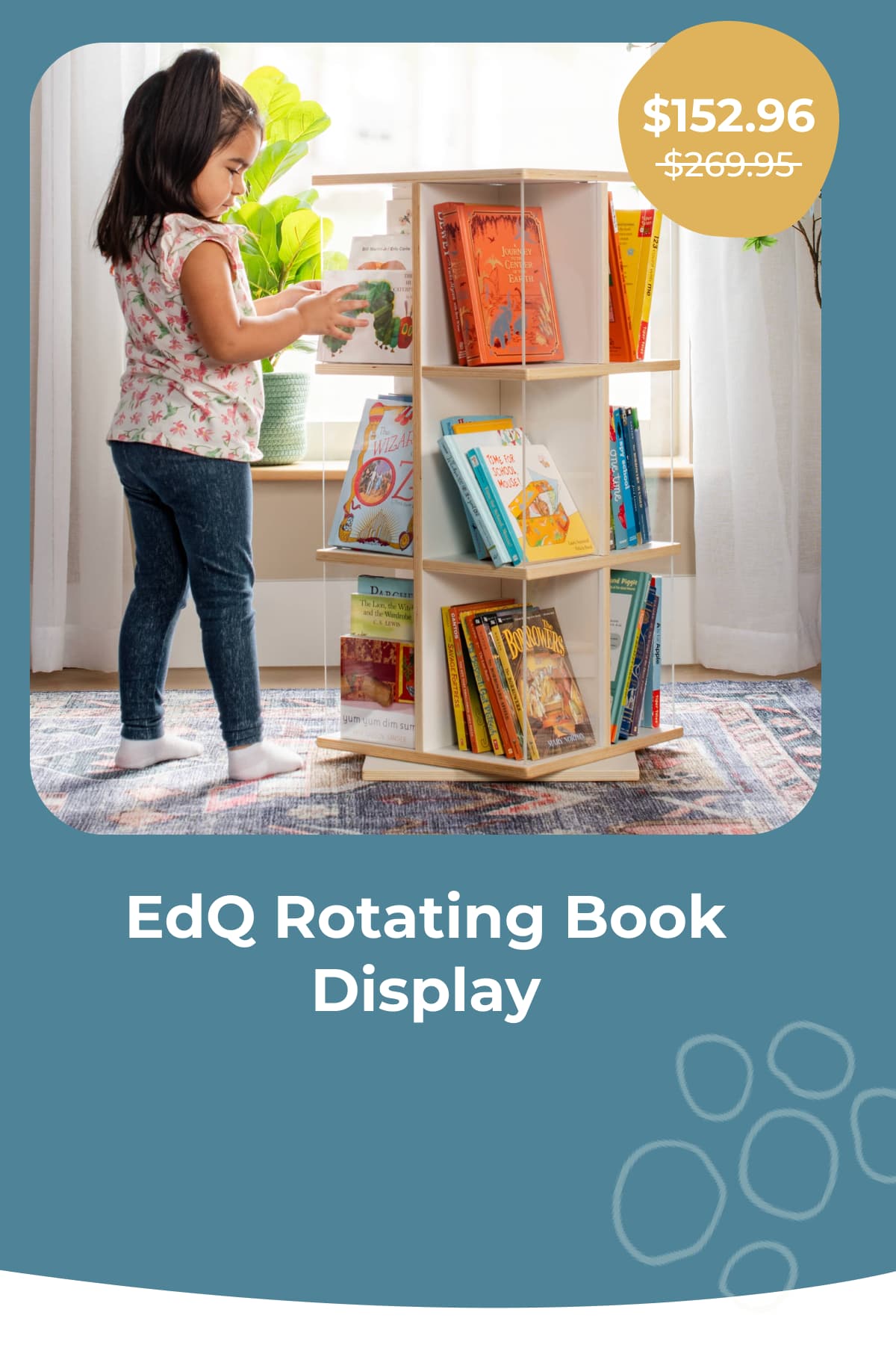 EdQ Rotating Book Display