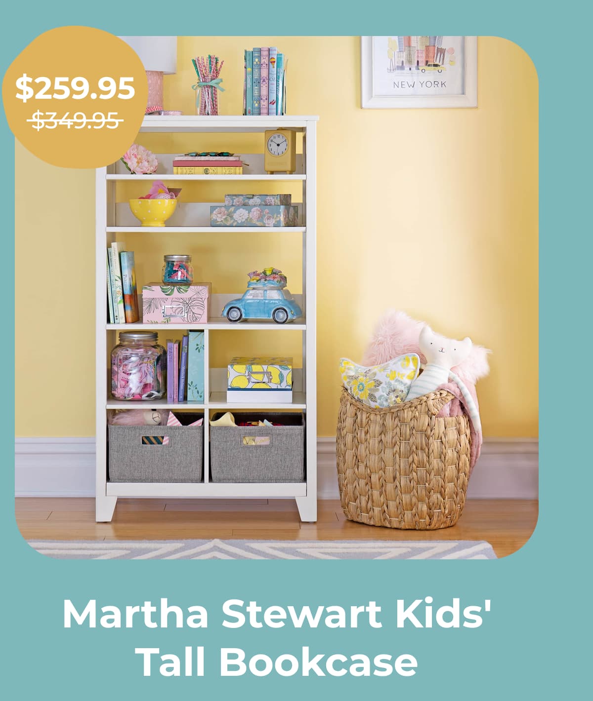 Martha Stewart Kids' Tall Bookcase