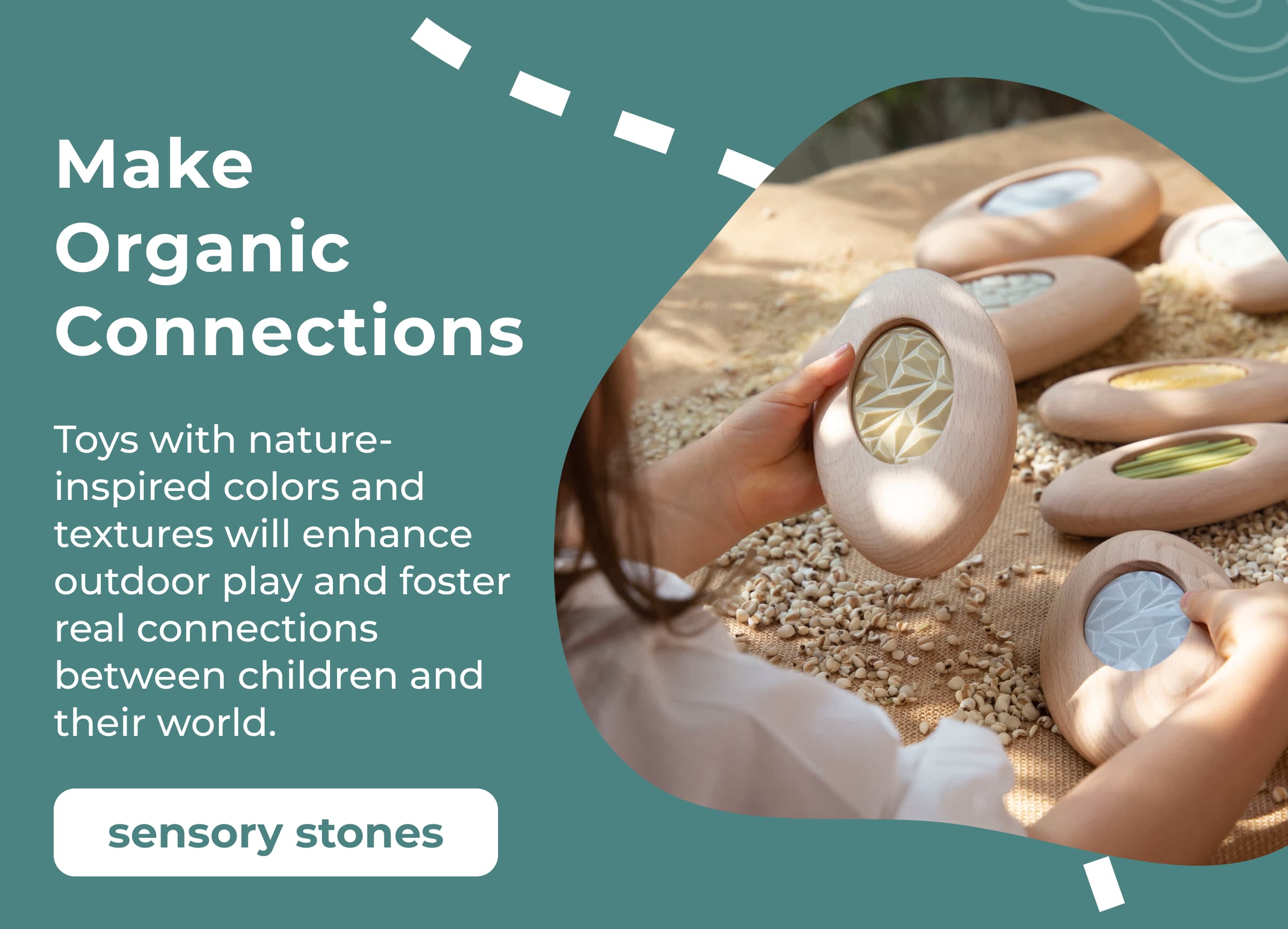 Jumbo Sensory River Stones