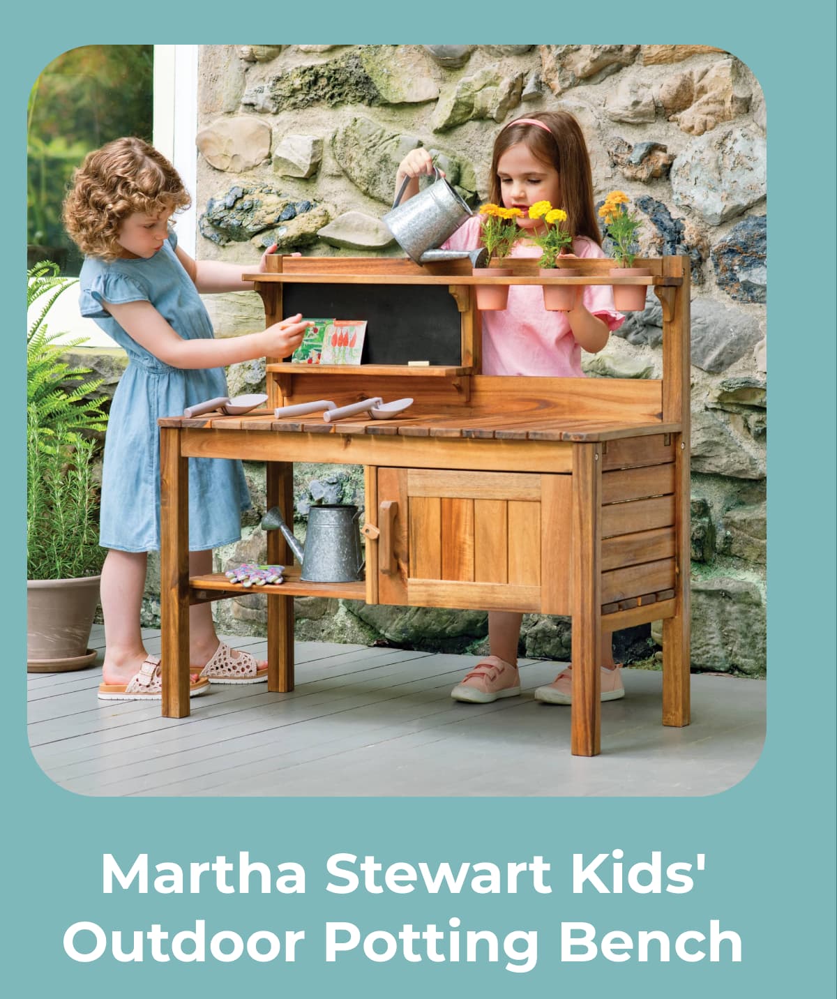 Martha Stewart Kids' Outdoor Potting Bench 