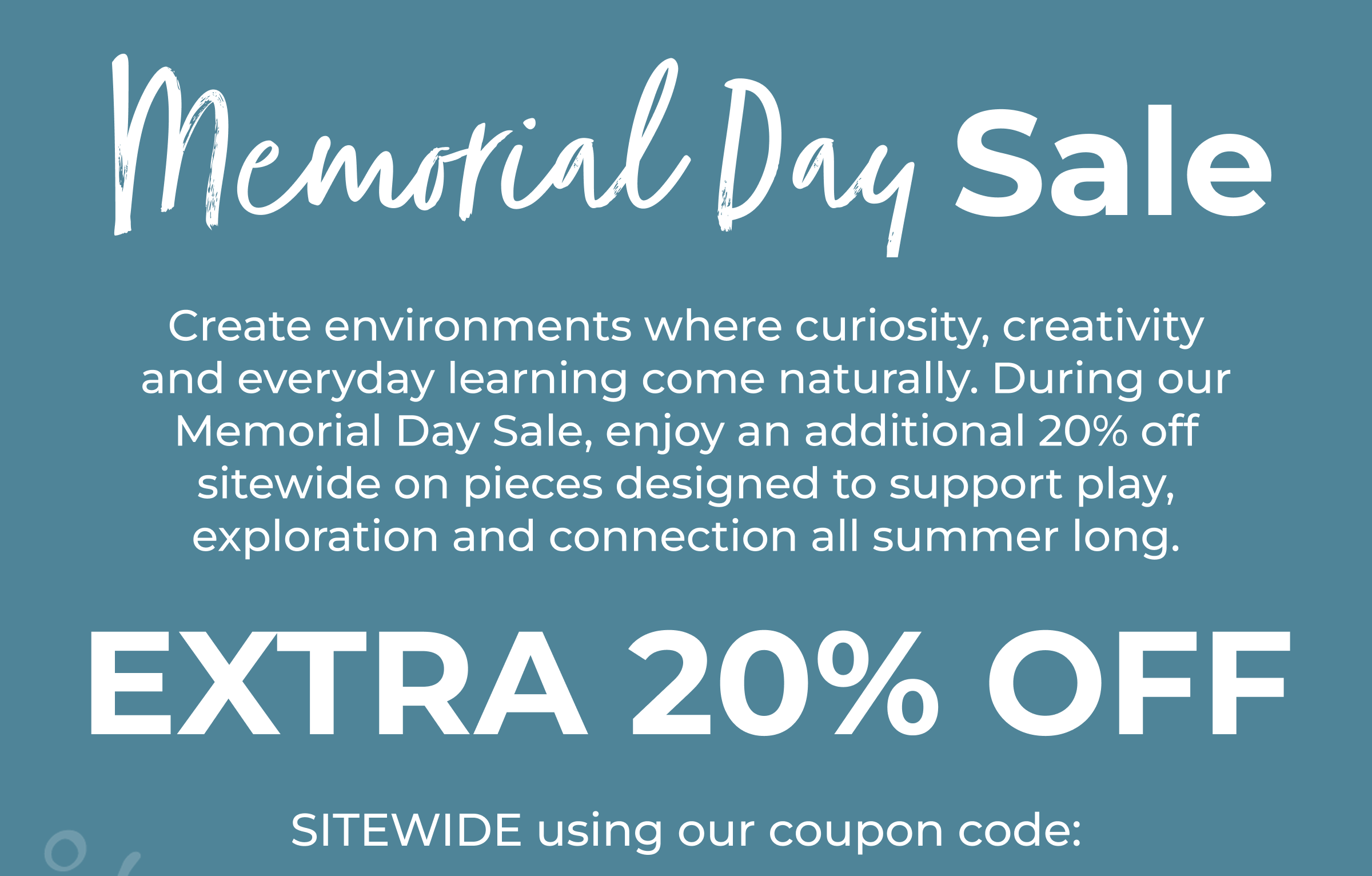 Memorial Day Sale