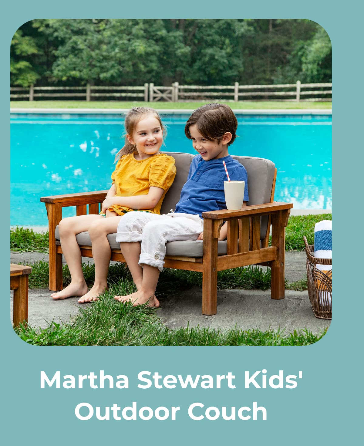 Martha Stewart Kids' Outdoor Couch