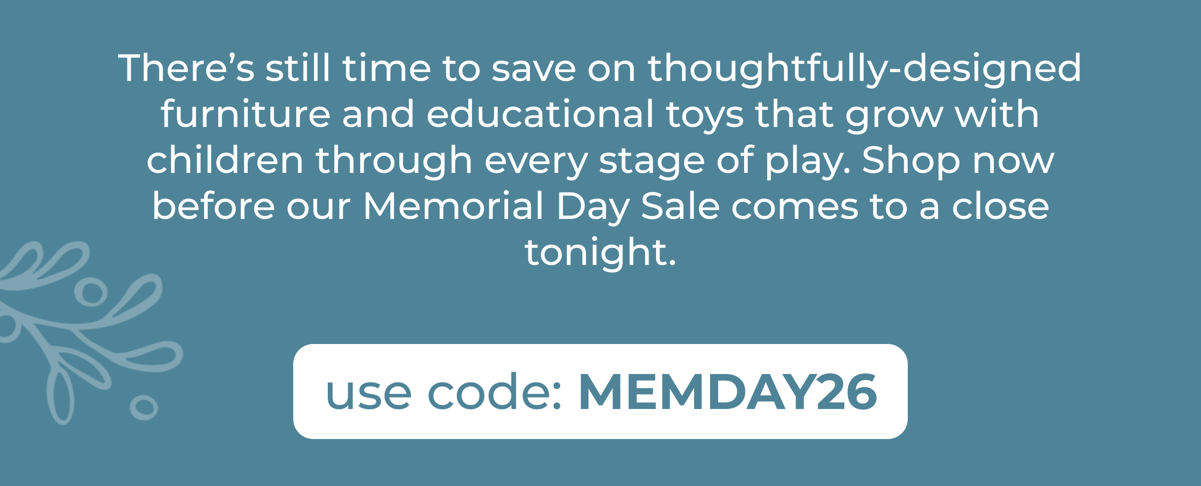 Final Hours of Sitewide Savings!