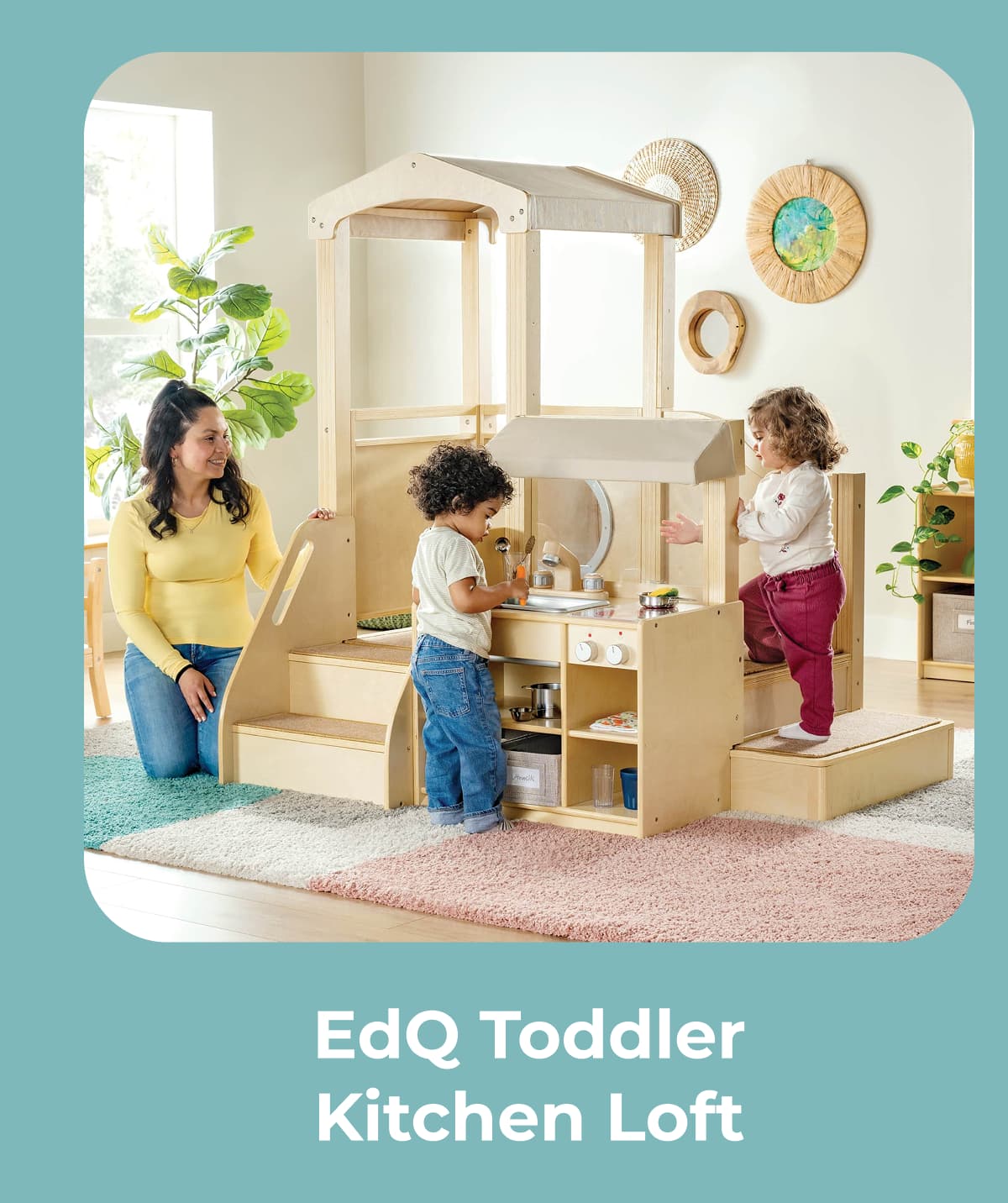 EdQ Toddler Kitchen Loft
