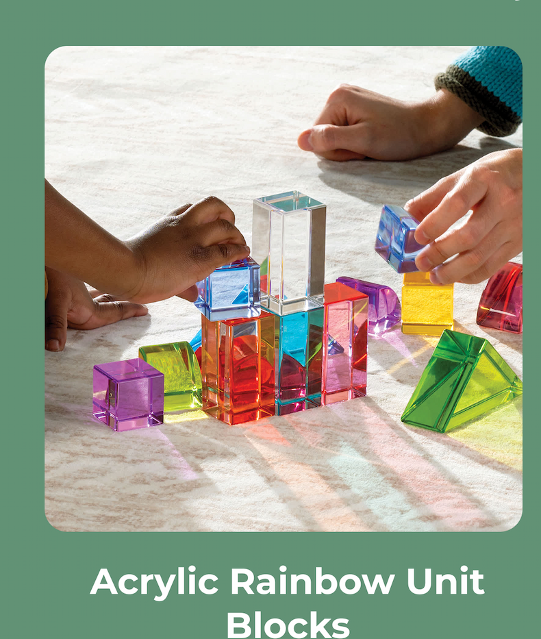 Acrylic Rainbow Unit Blocks