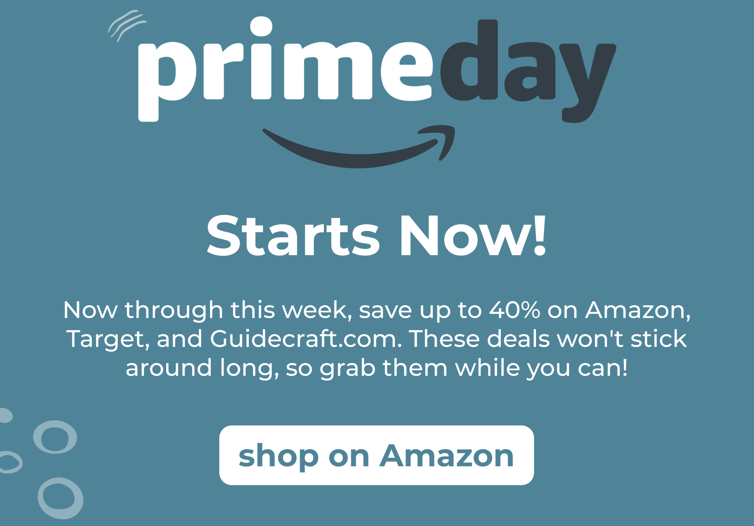 Prime Day Starts Now!
