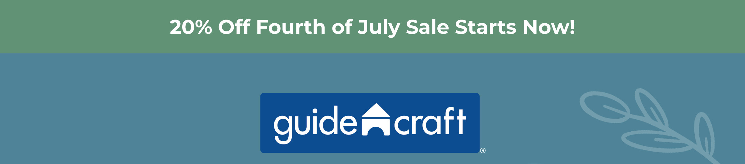 20% Off Fourth of July Sale Starts Now