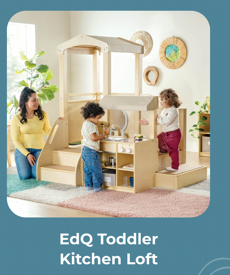 EdQ Toddler Kitchen Loft