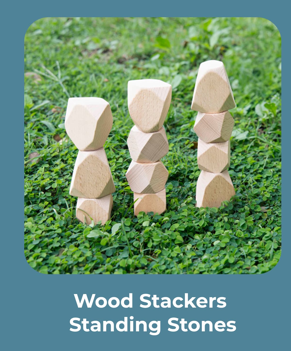 Wood Stackers Standing Stones