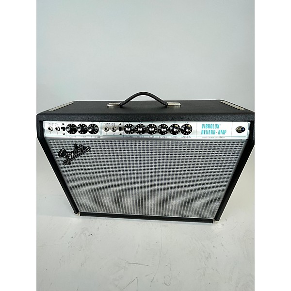 Used Fender 1968 Custom Vibrolux Reverb Tube Guitar Combo Amp  