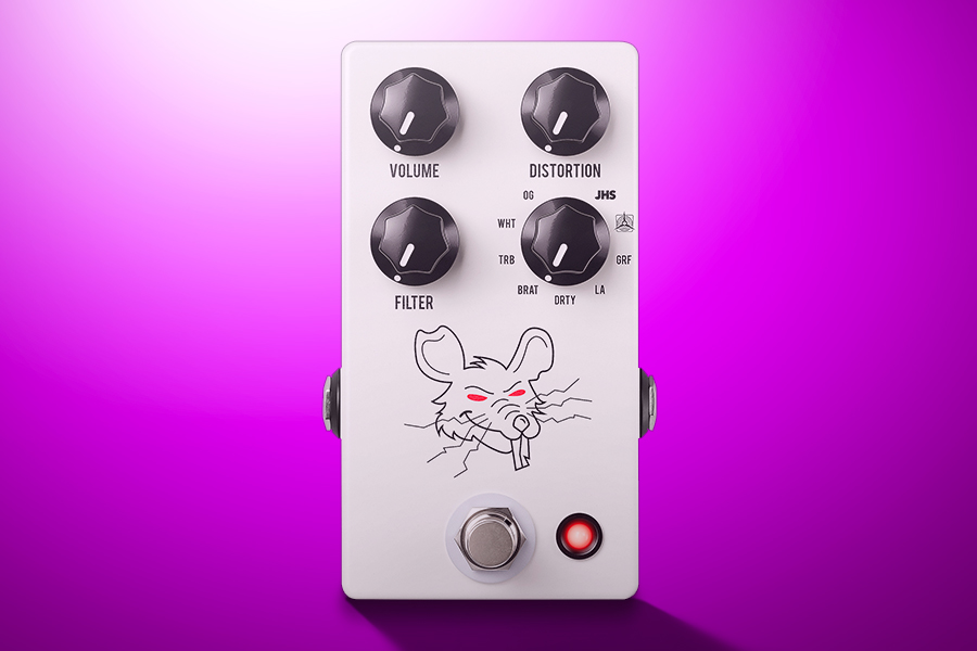 New JHS PackRat Distortion The ultimate RAT clone with nine different circuit variations 
