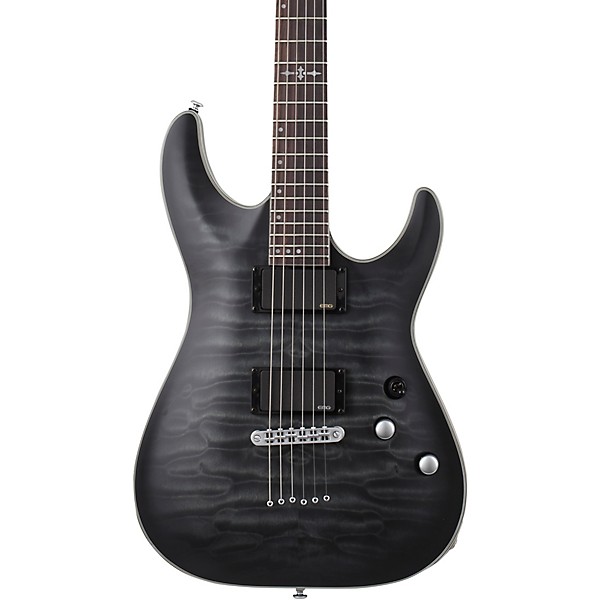 Schecter Guitar Research C-1 Platinum Electric Guitar Translucent Black 