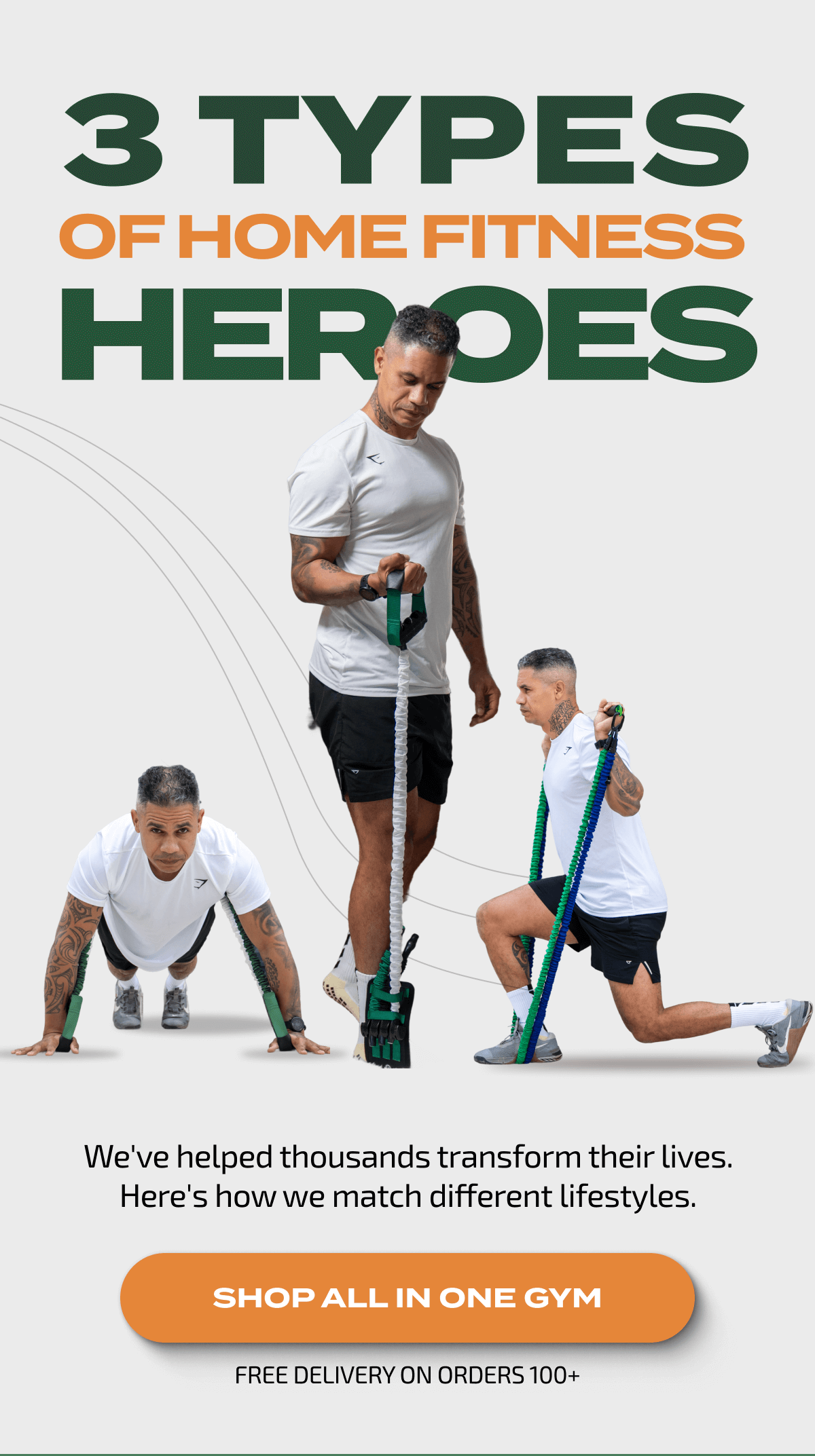 Three types - which one fits you? Of Home Fitness Heroes | SHOP ALL IN ONE GYM