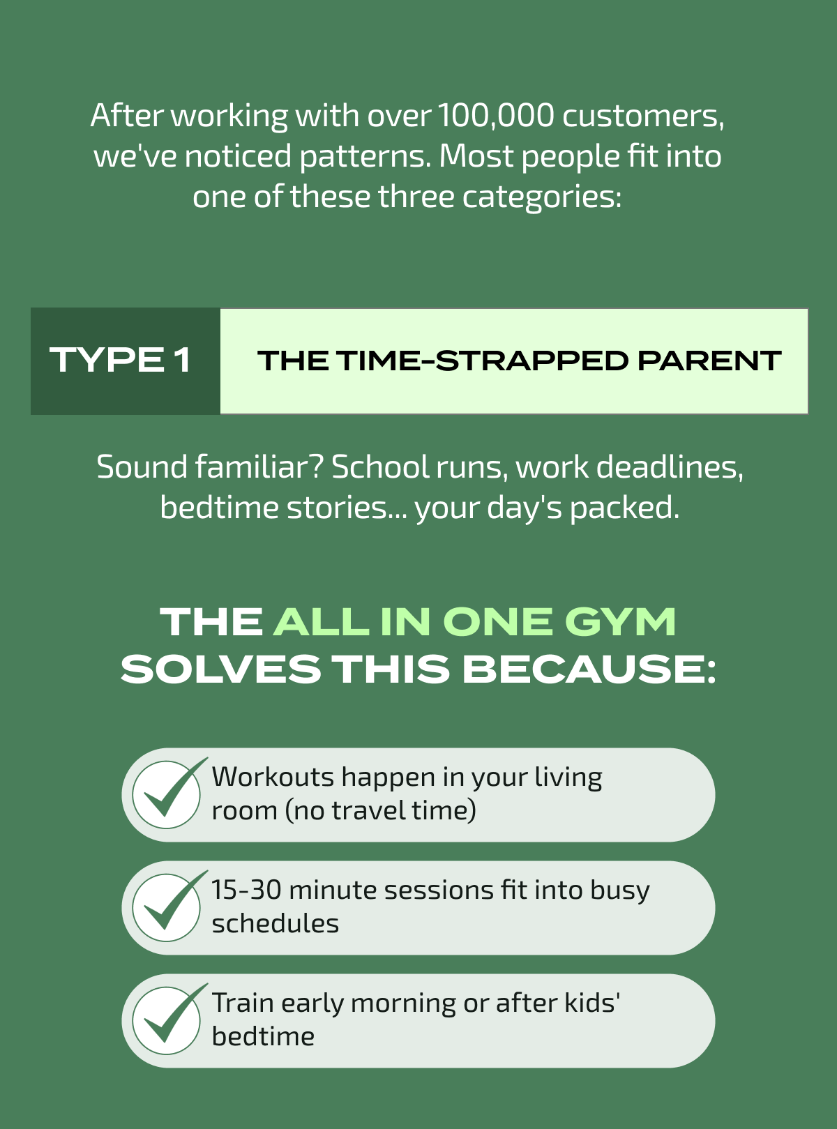 TYPE 1 THE TIME-STRAPPED PARENT