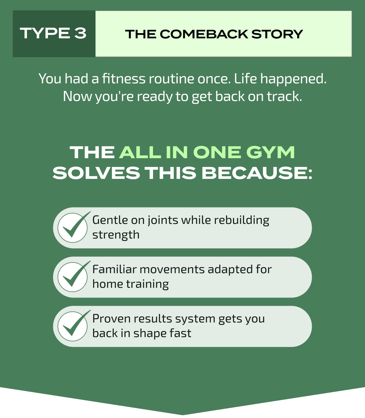 TYPE 3 THE COMEBACK STORY