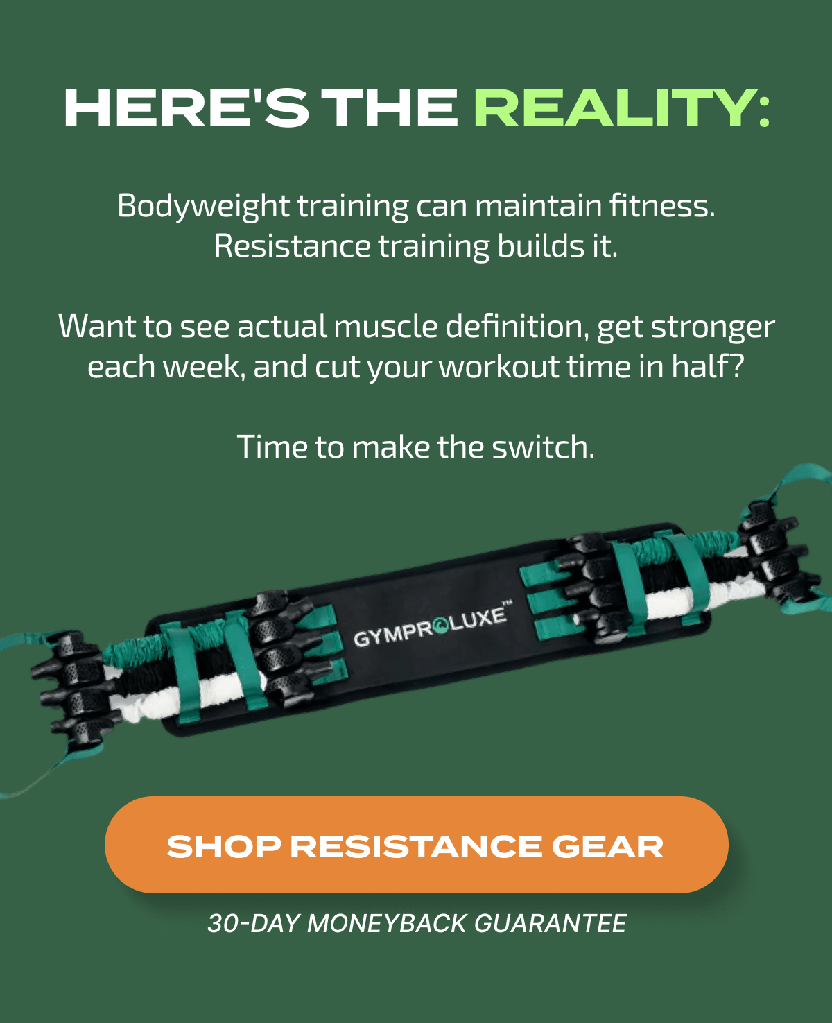 Here's The Reality: | SHOP RESISTANCE GEAR