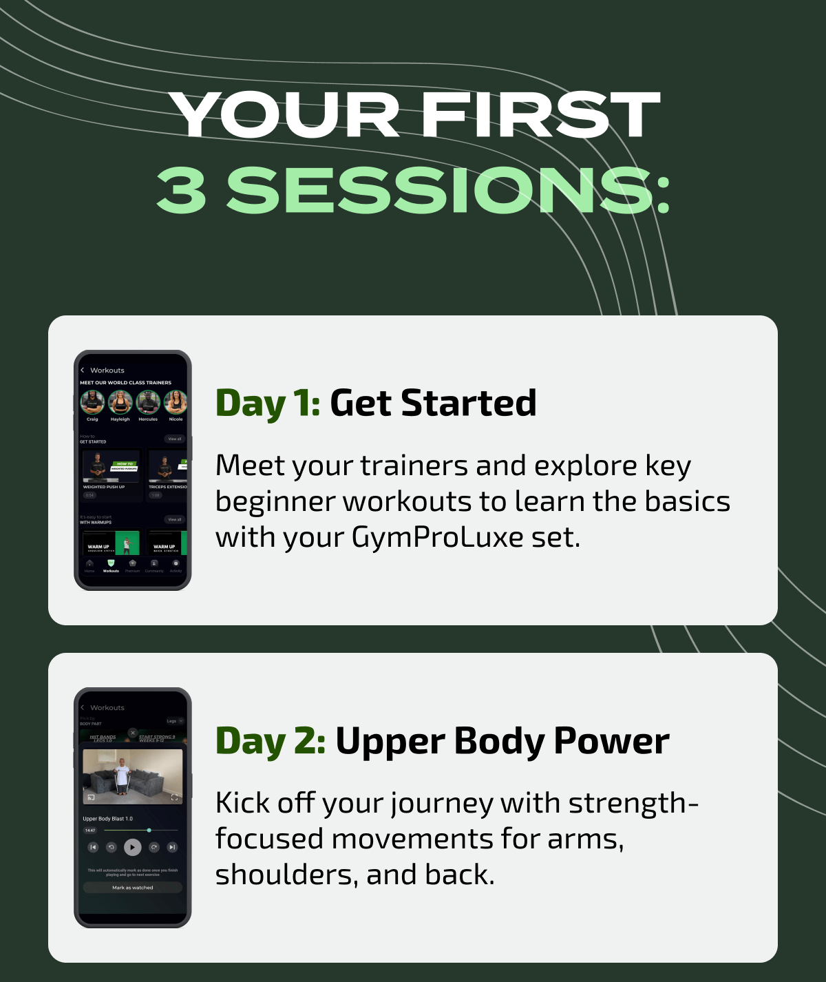 Your First 3 Sessions: