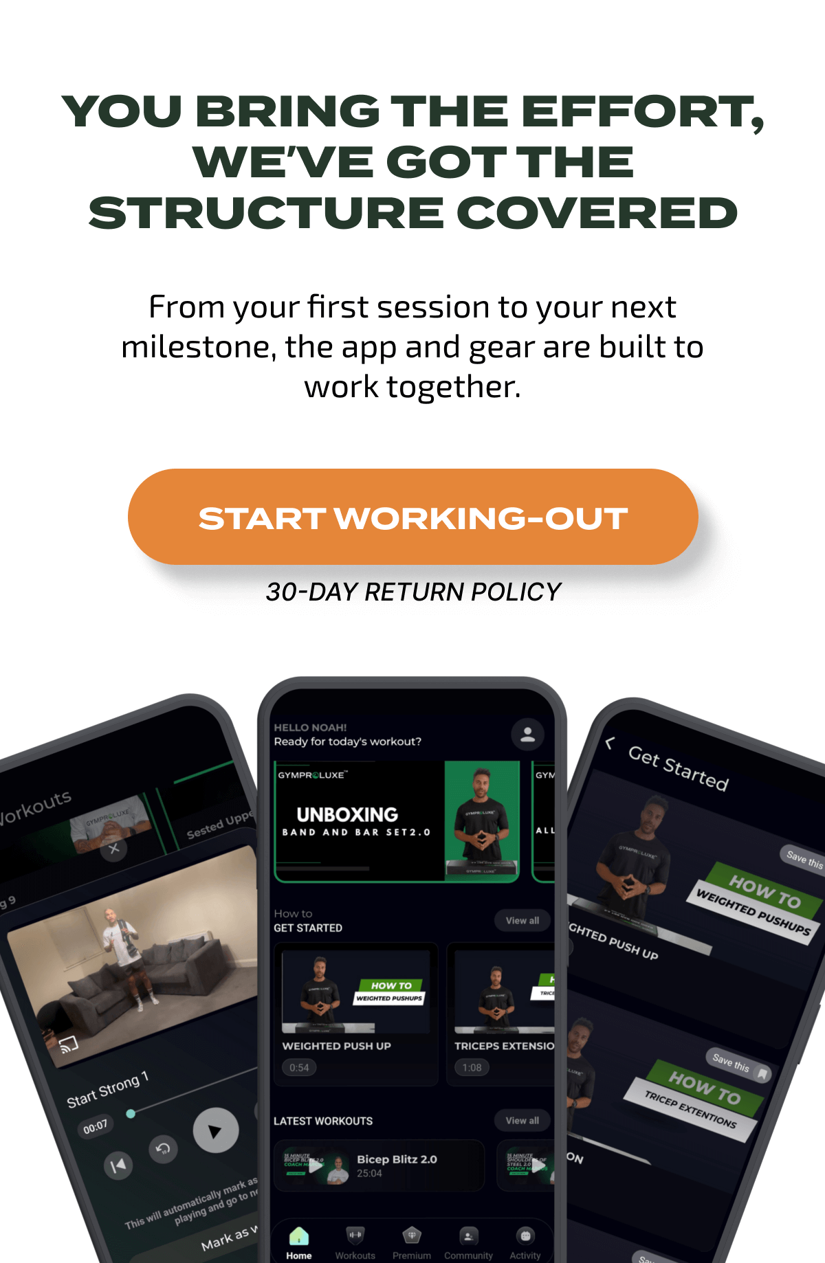 You Bring the Effort, We’ve Got the Structure Covered | START WORKING-OUT