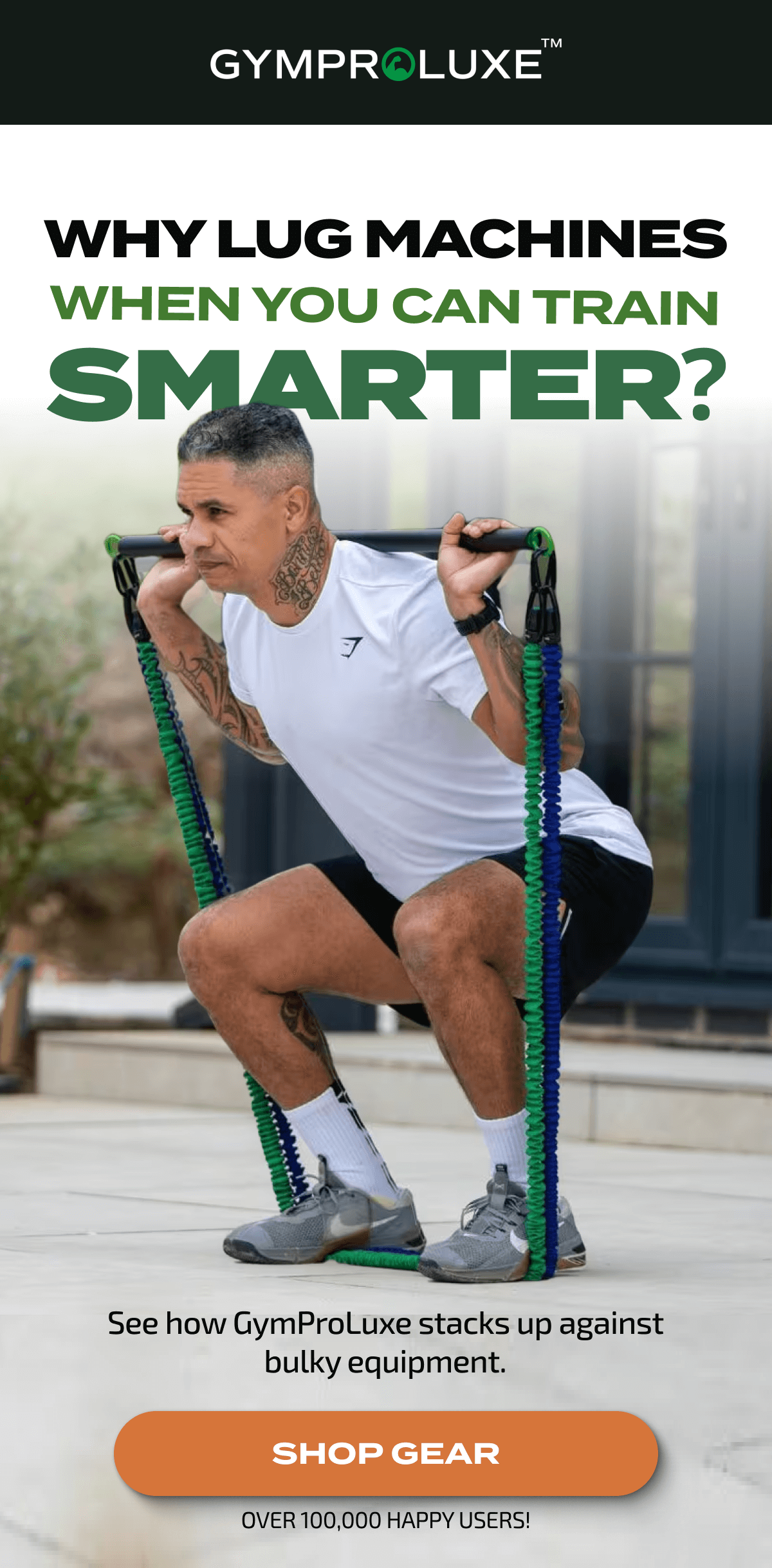 Why Lug Machines When You Can Train Smarter? | SHOP GEAR