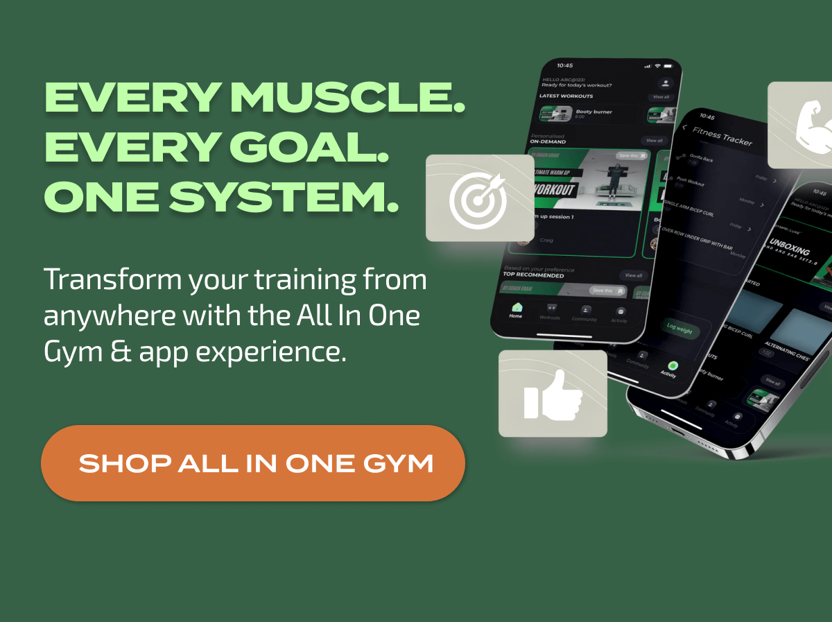 Every Muscle. Every Goal. One System. |  SHOP ALL IN ONE GYM