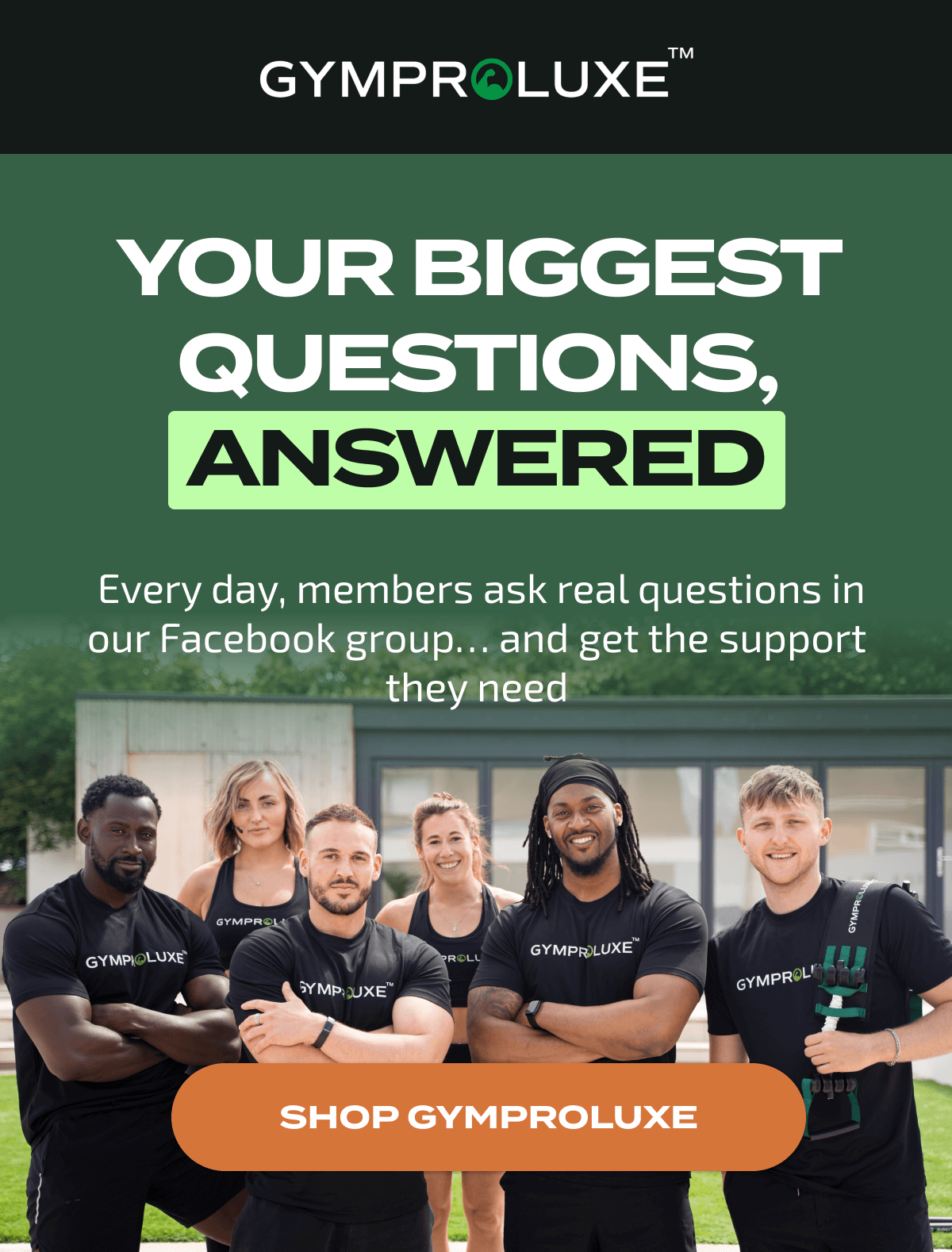 Your Biggest Questions, Answered | SHOP GYMPROLUXE