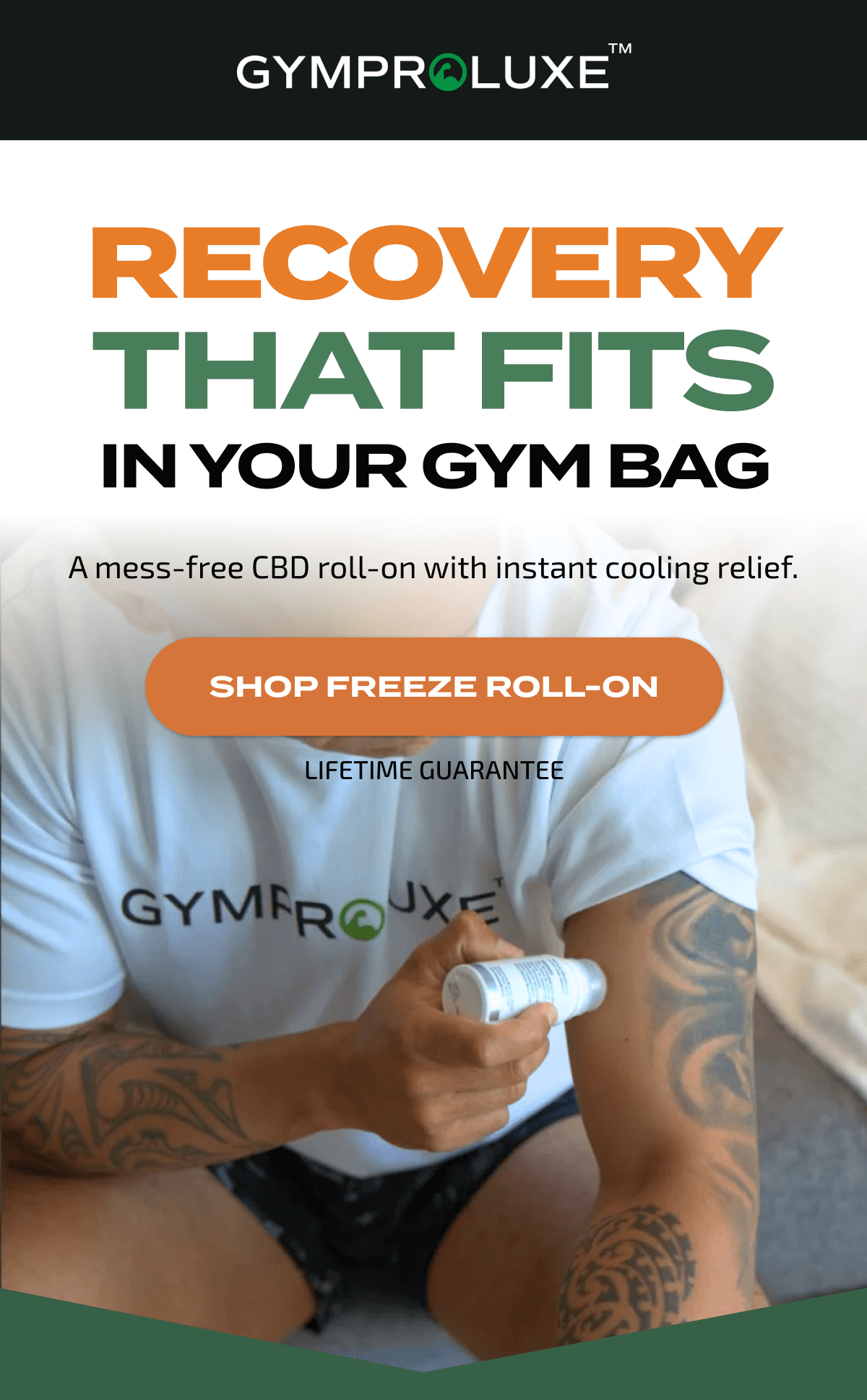 Recovery That Fits In Your Gym Bag | SHOP FREEZE ROLL-ON