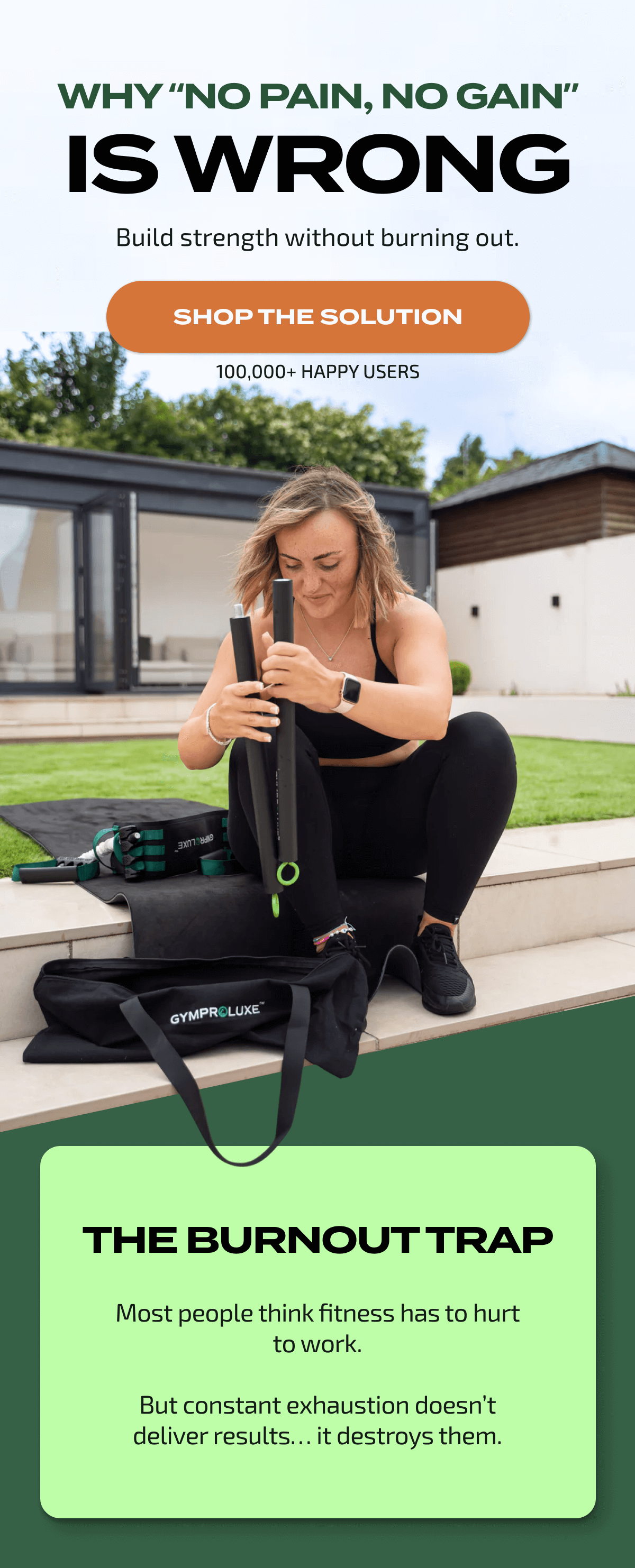 Why “No Pain, No Gain” | IS WRONG | SHOP THE SOLUTION