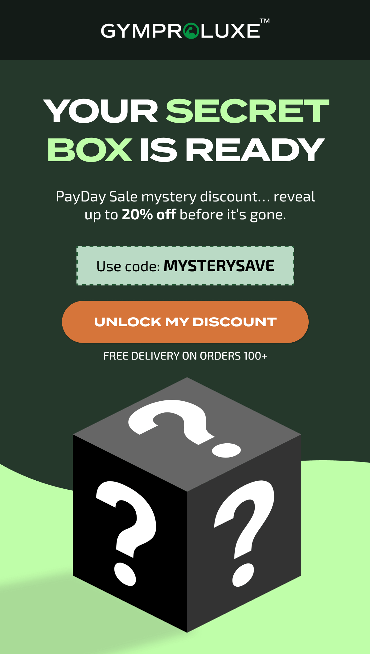 Your Secret Box Is Ready | Use code: MYSTERYSAVE | UNLOCK MY DISCOUNT