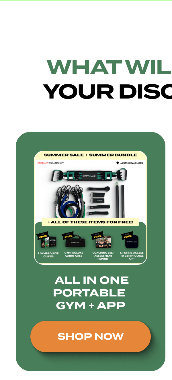  All In One Portable  Gym + App
