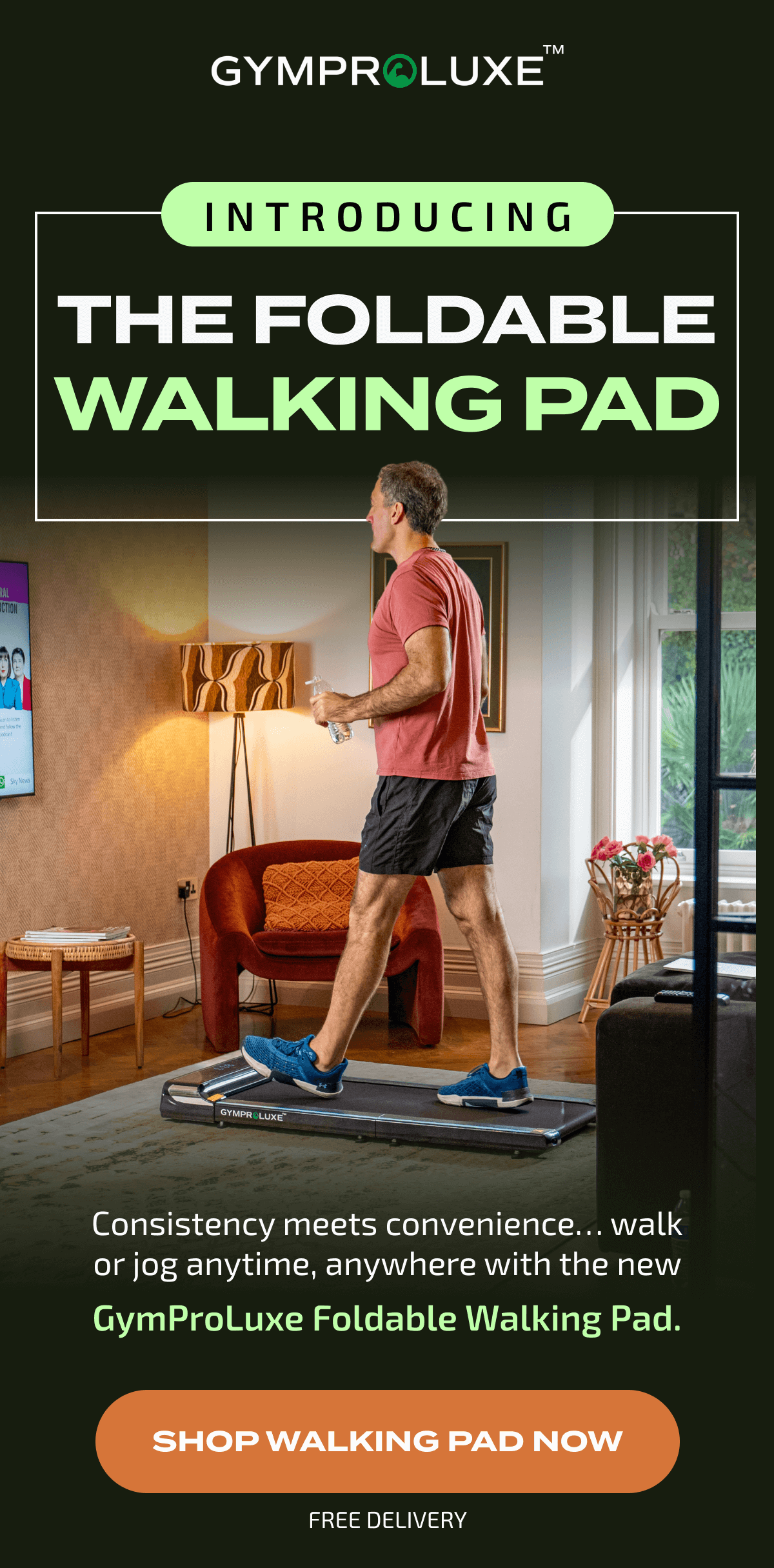 Introducing The Foldable Walking Pad