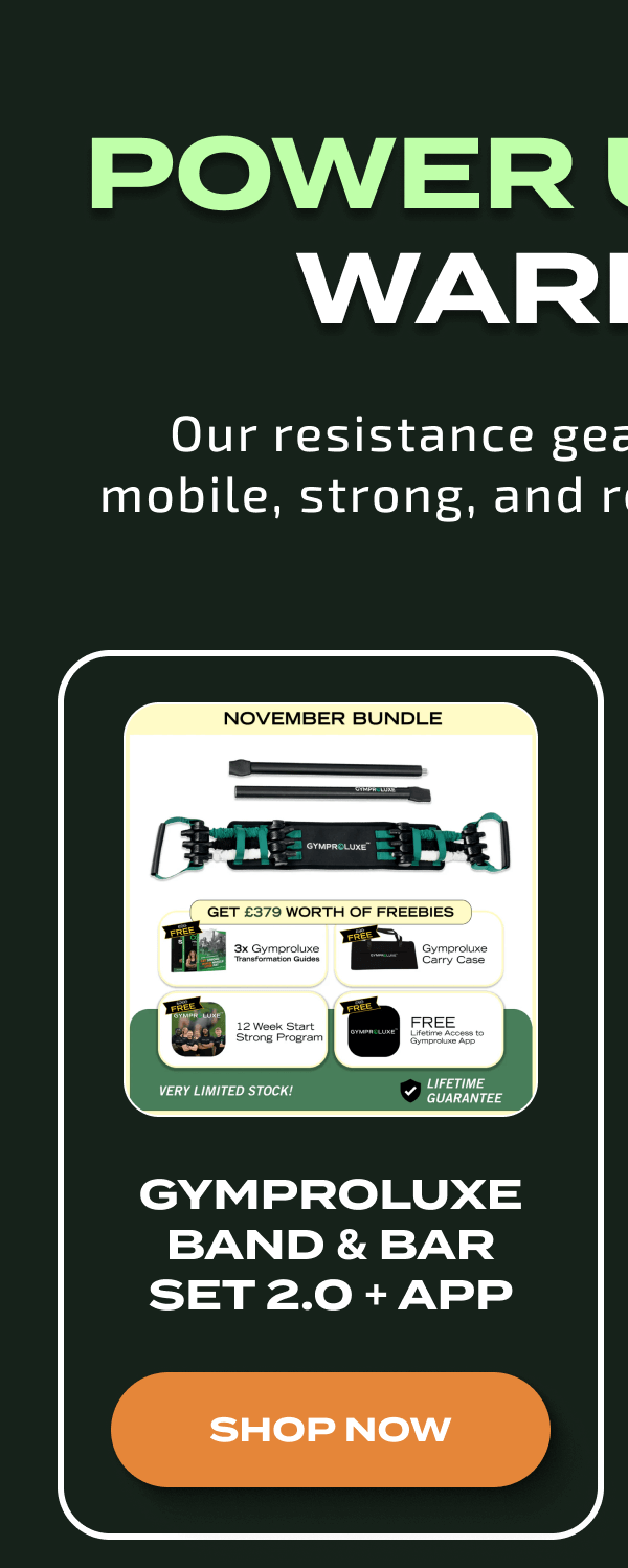 GymProLuxe Band & Bar Set 2.0 + App
