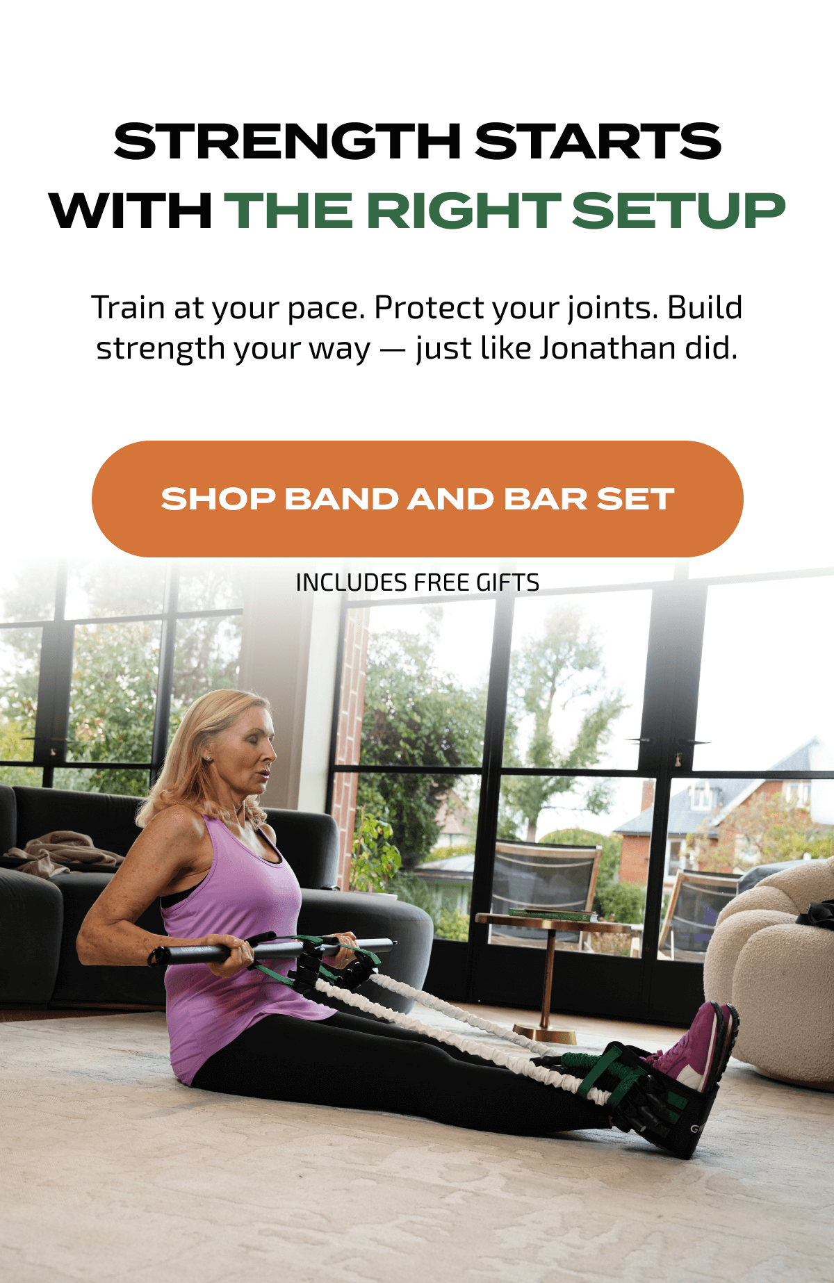 Strength Starts With The Right Setup | SHOP BAND AND BAR SET
