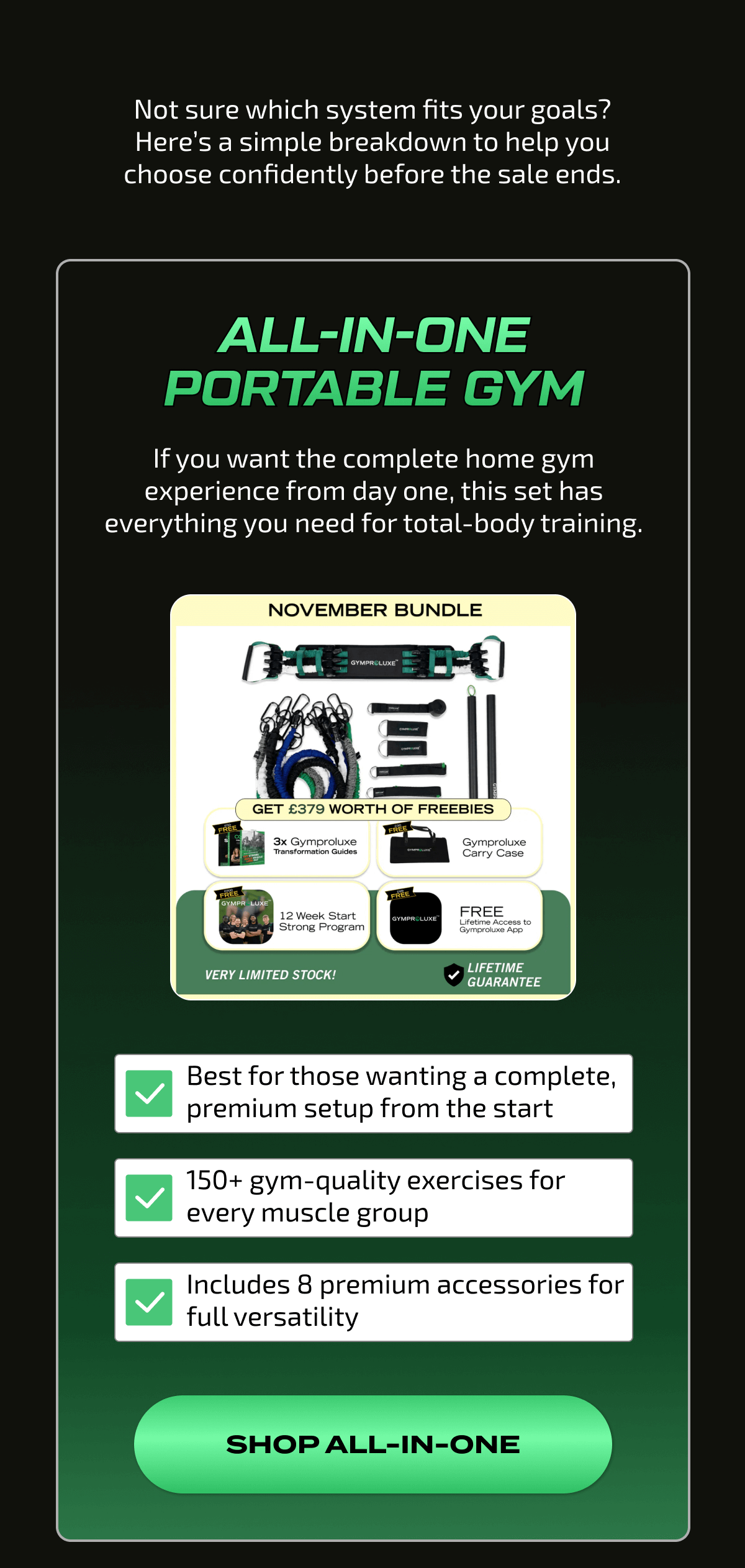 ALL-IN-ONE PORTABLE GYM
